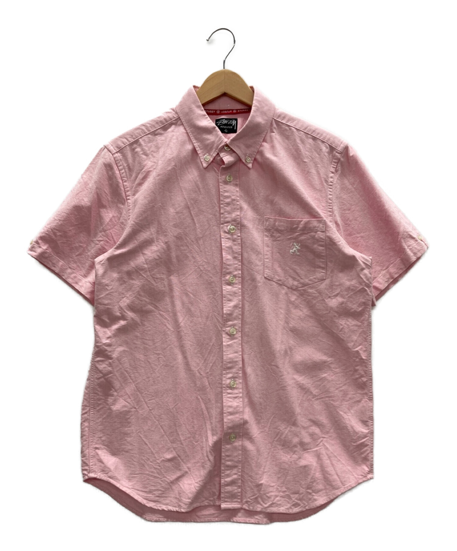 中古・古着通販】stussy (ステューシー) ボタンダウンシャツ ピンク