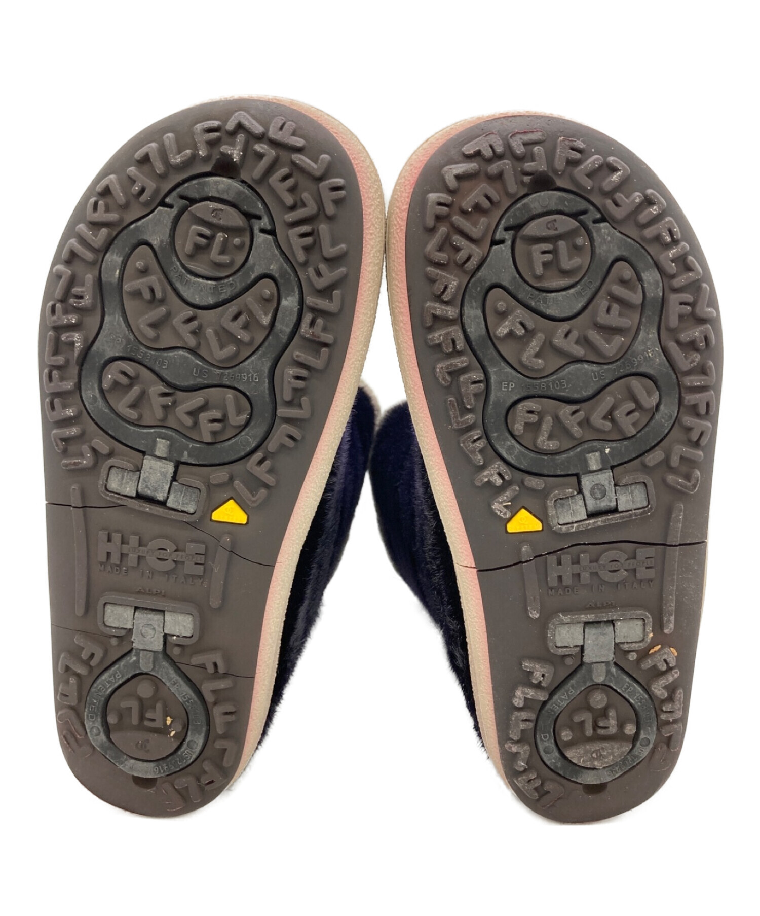 中古・古着通販】HICE SHOES (アイスシューズ) ブーツ パープル×グレー 