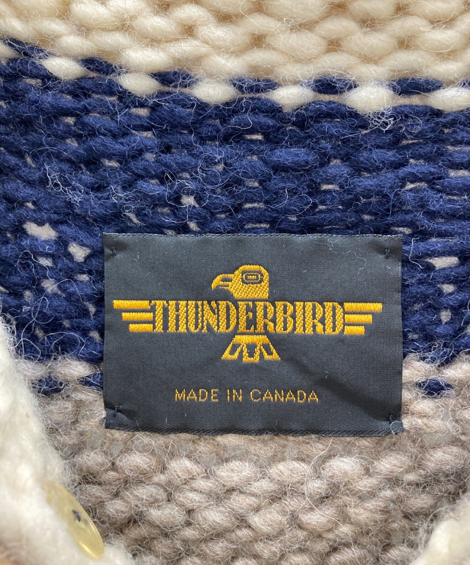 中古・古着通販】THUNDERBIRD (サンダーバード) カウチンニット
