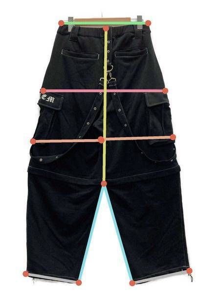 中古・古着通販】REFLEM (レフレム) カーゴパンツ ブラック サイズ