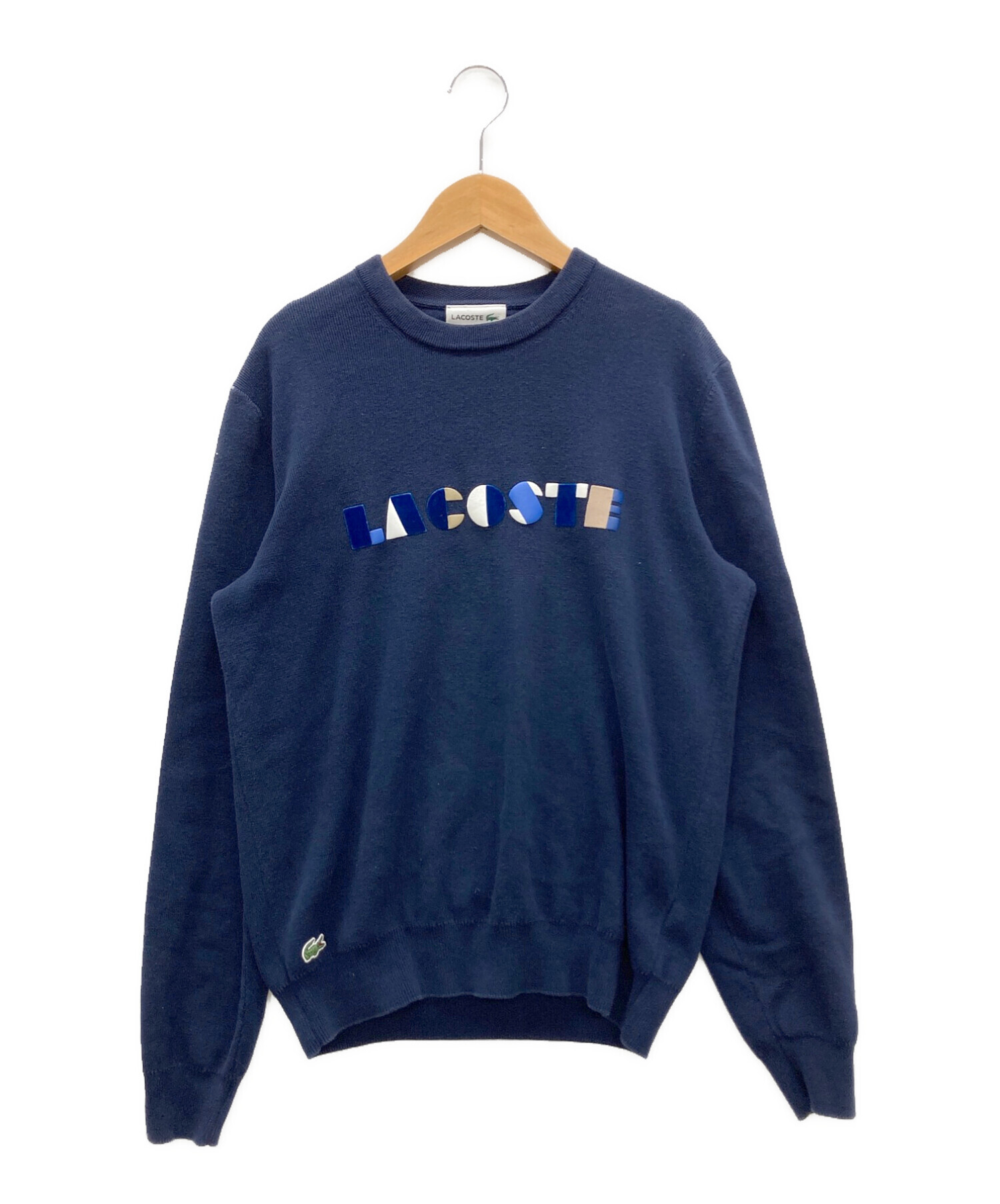 中古・古着通販】LACOSTE (ラコステ) ニット ネイビー サイズ:S