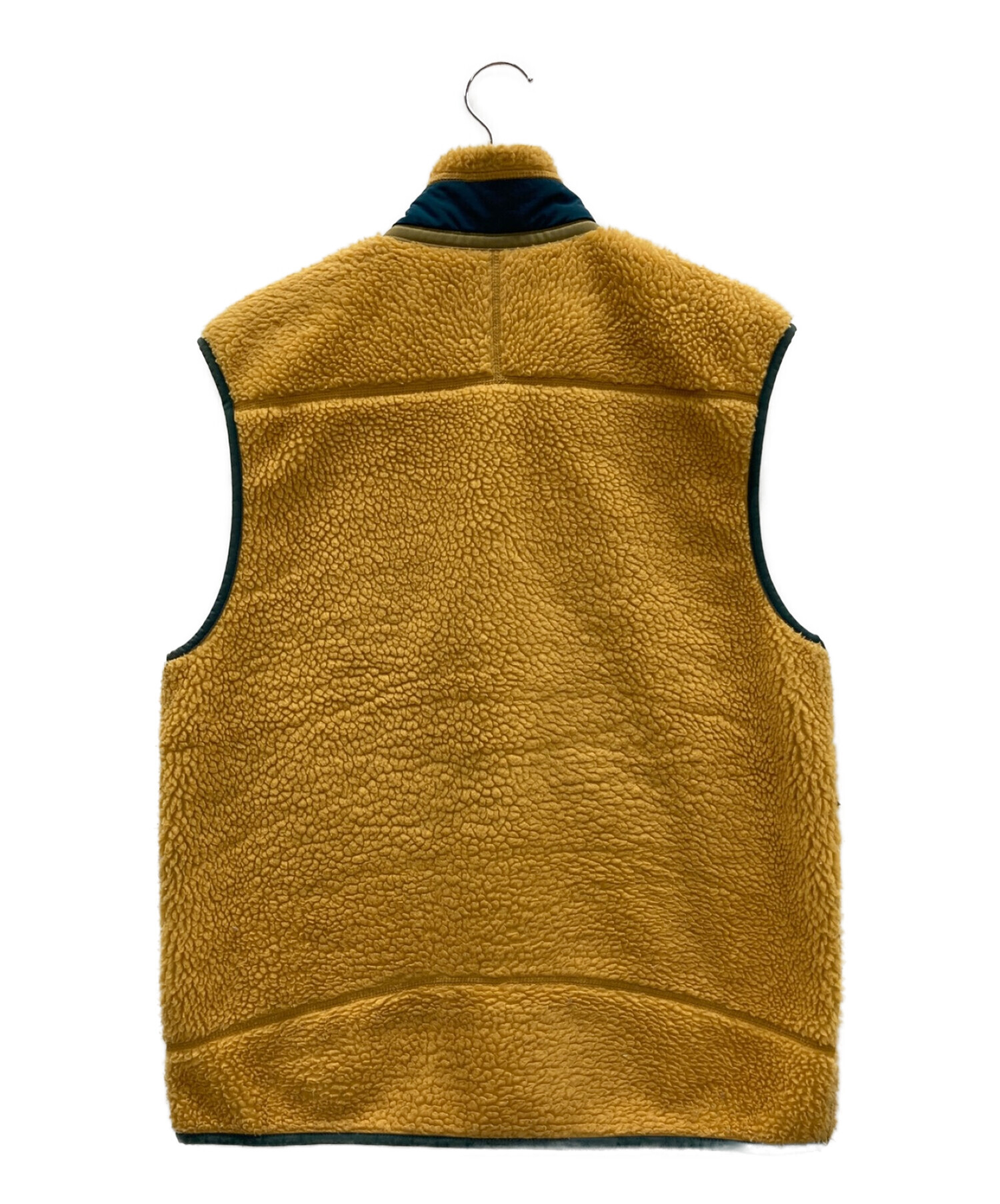 パタゴニア 古着 ナイロンベスト マスタード オーバーサイズ XXL パタゴニア 古着 ナイロンベスト マスタード オーバーサイズ XXL