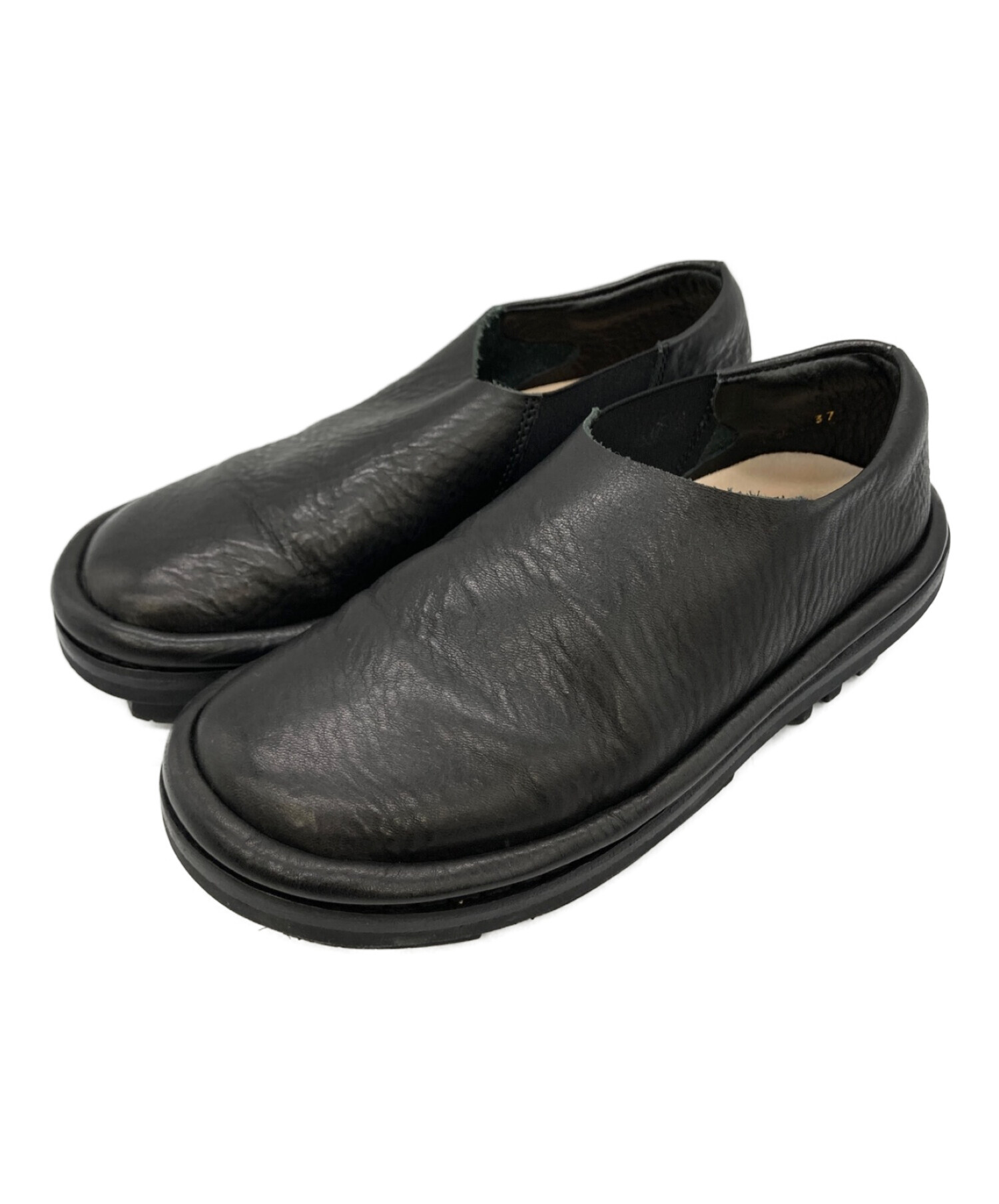 中古・古着通販】Trippen (トリッペン) スリッポン ブラック サイズ:37