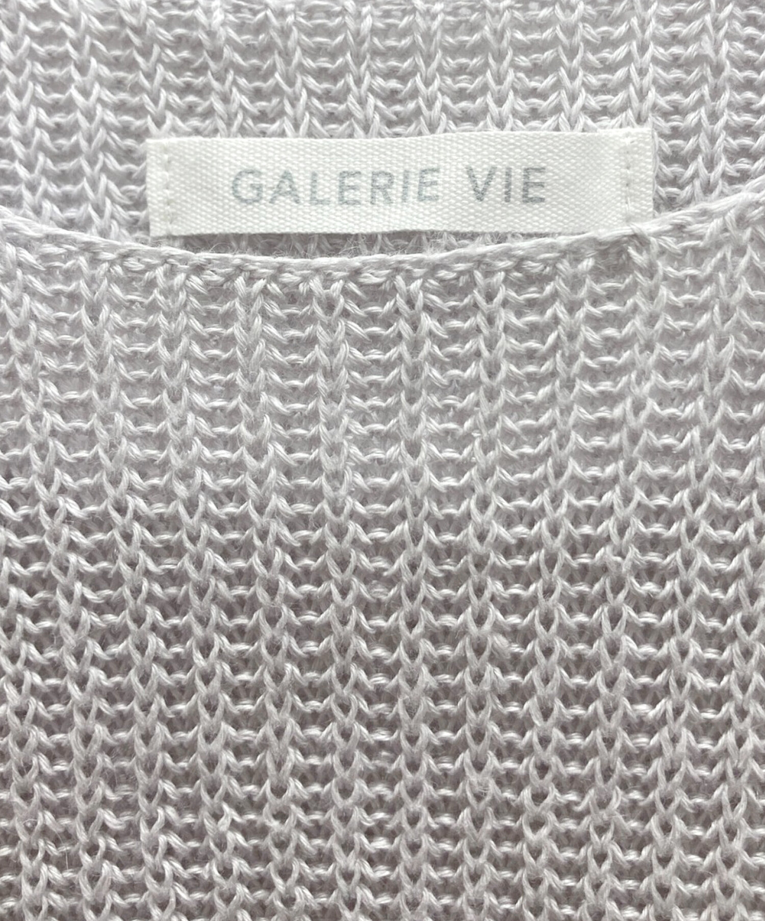 中古・古着通販】GALERIE VIE (ギャルリーヴィー) リネンニット ライト