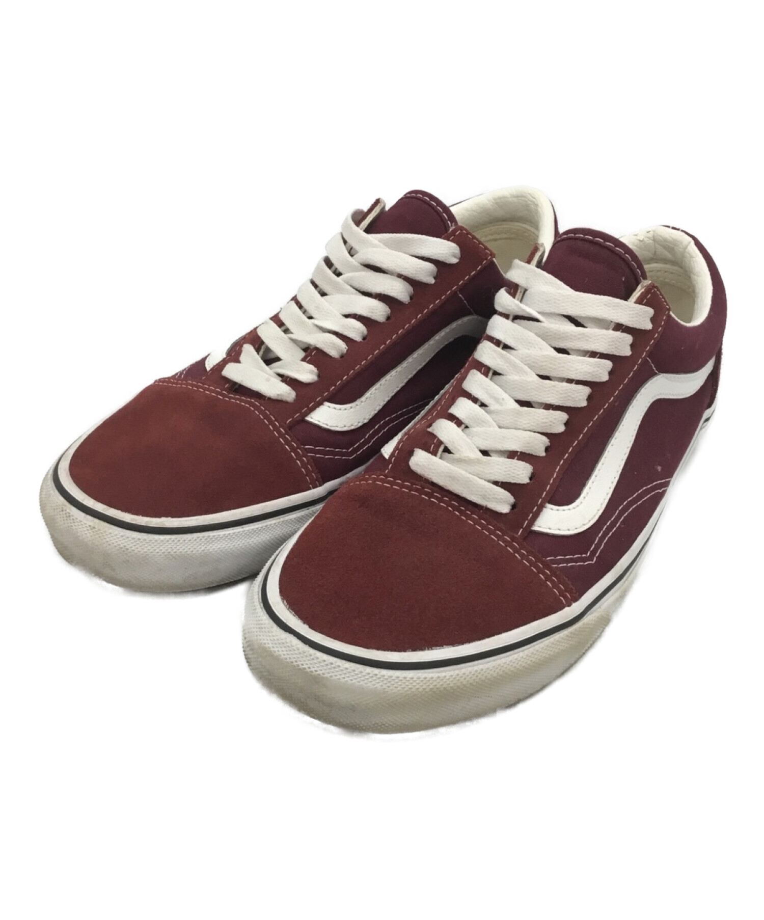 中古・古着通販】VANS (バンズ) スニーカー エンジ サイズ:27