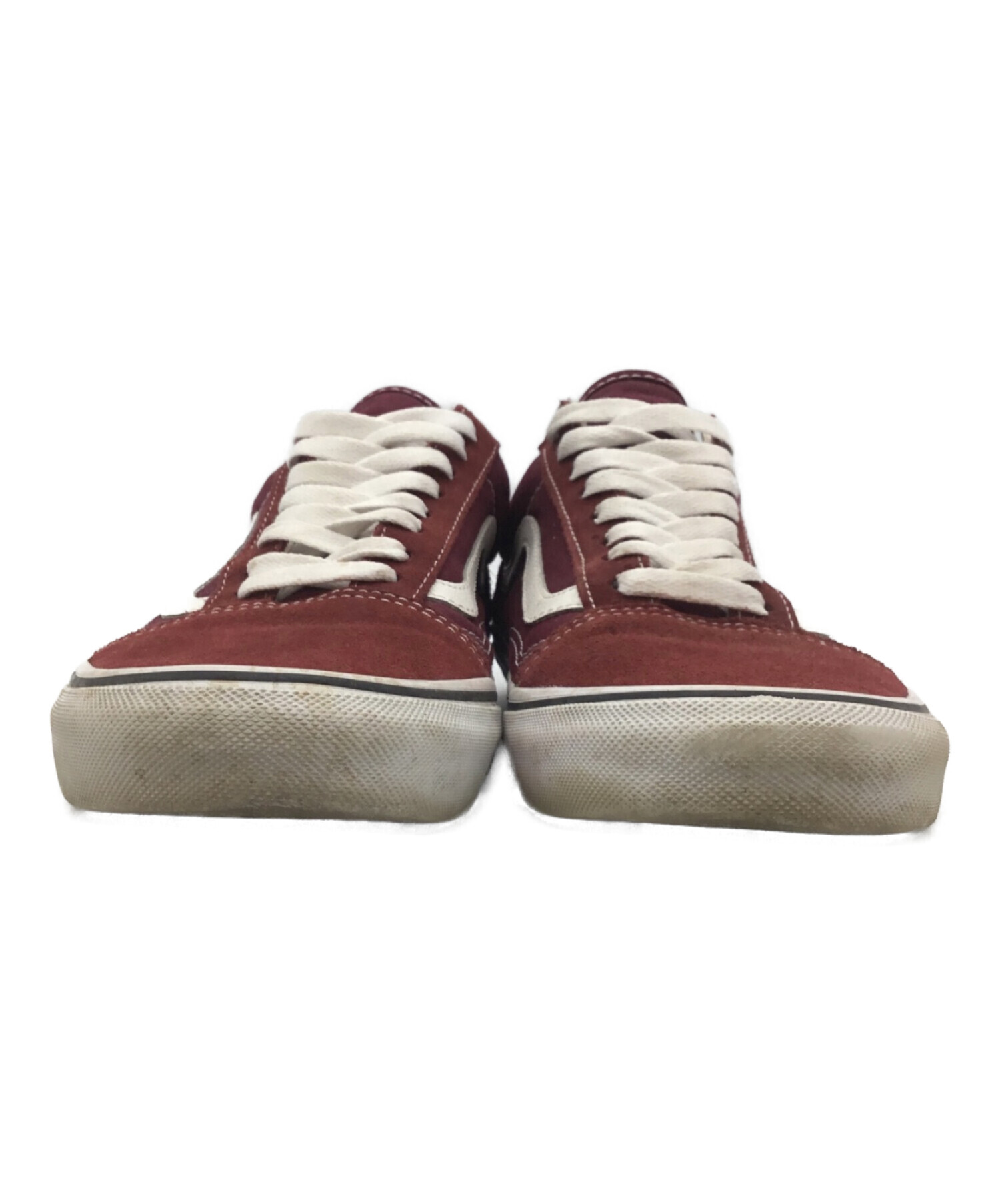 中古・古着通販】VANS (バンズ) スニーカー エンジ サイズ:27