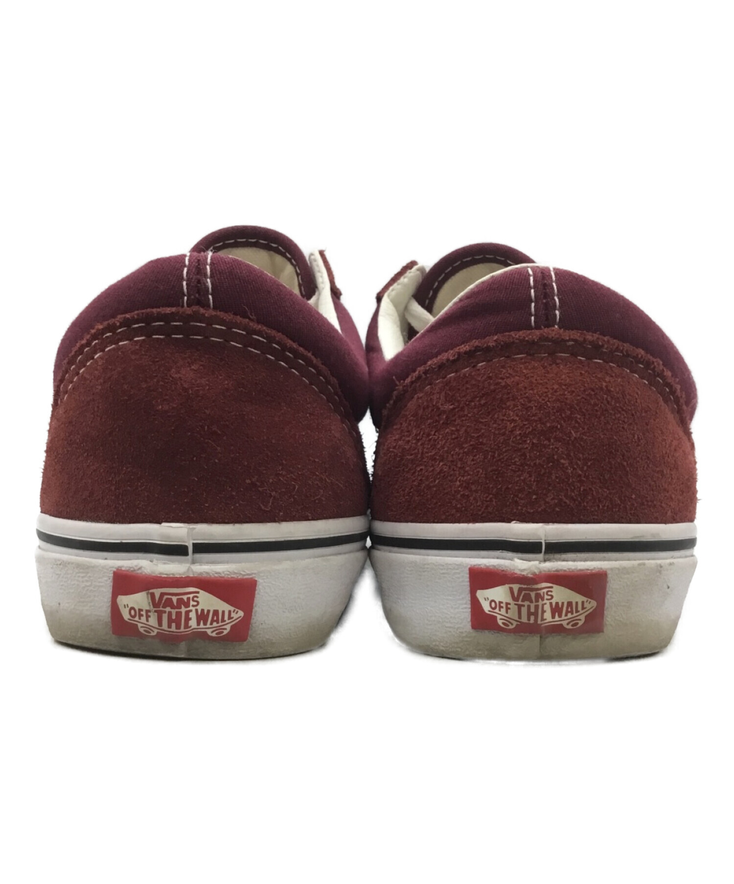 中古・古着通販】VANS (バンズ) スニーカー エンジ サイズ:27