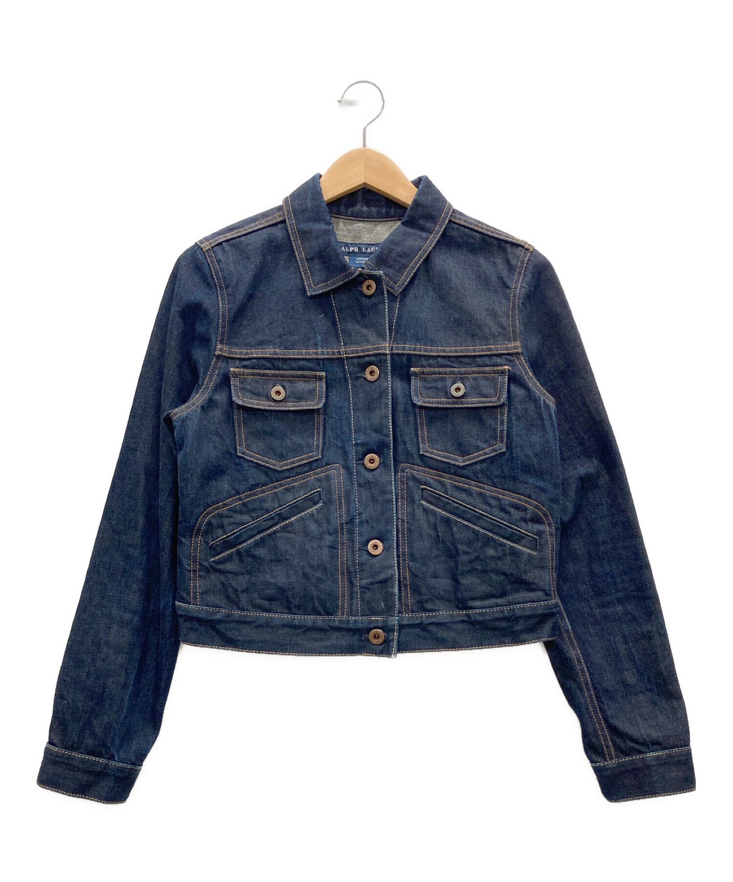 RALPH LAUREN デニムジャケット 90s 9 中古・古着通販】RALPH LAUREN (ラルフローレン) デニムジャケット