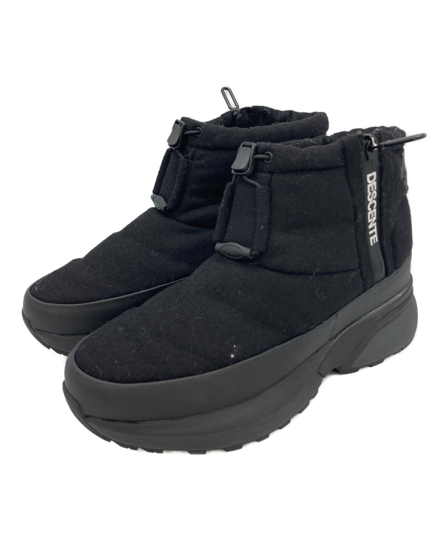 中古・古着通販】DESCENTE (デサント) ウィンターブーツ ブラック