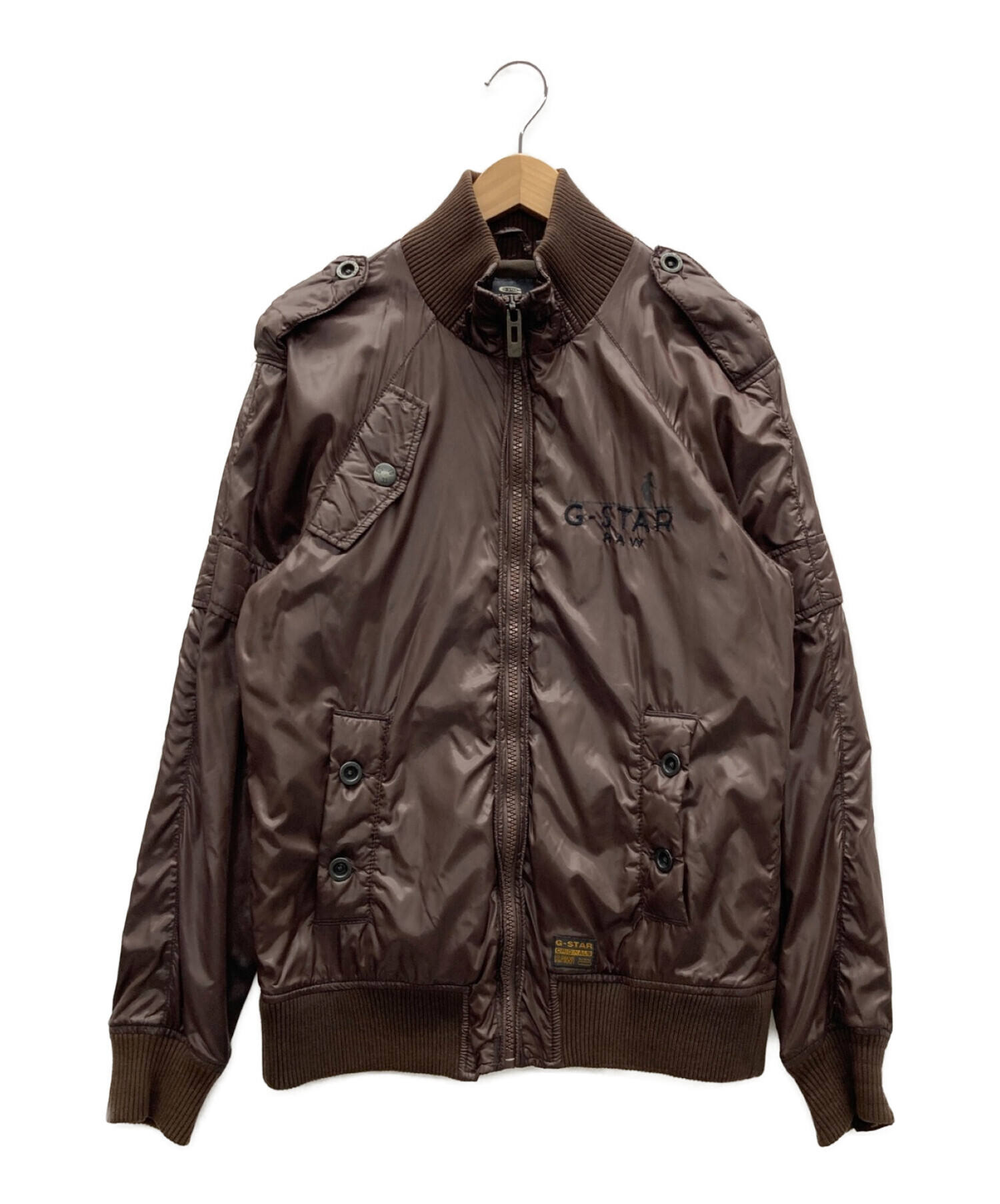 中古・古着通販】G-STAR RAW (ジースターロゥ) ブルゾン ブラウン