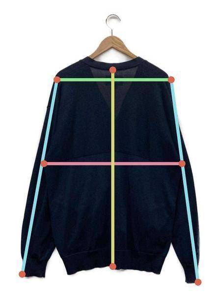 3.6万 新品未使用 ナナミカ カシミアブレンド カーディガン ネイビー L 3.6万 新品未使用 ナナミカ カシミアブレンド カーディガン ネイビー L