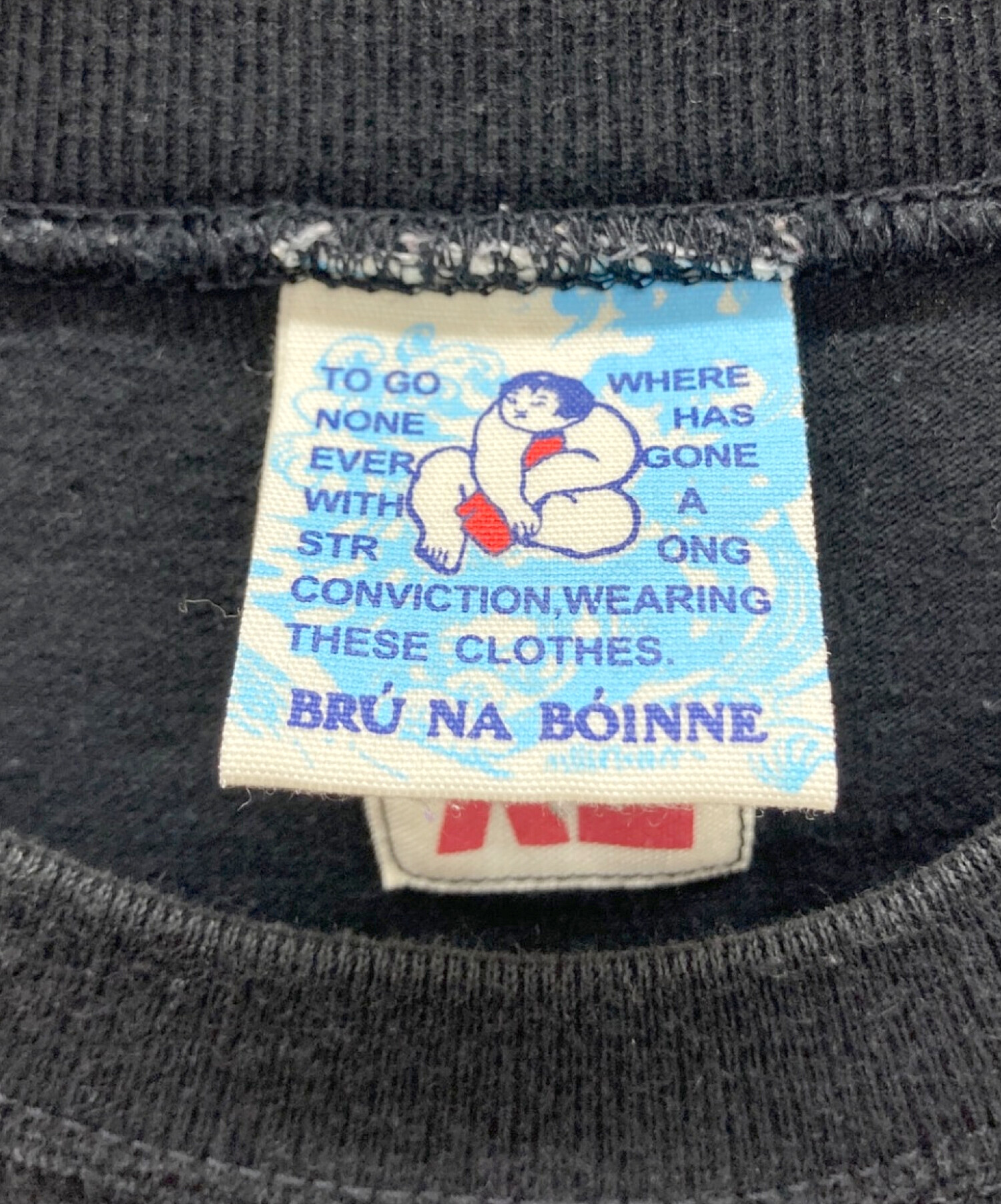 中古・古着通販】BRU NA BOINNE (ブルーナボイン) Tシャツ ブラック 