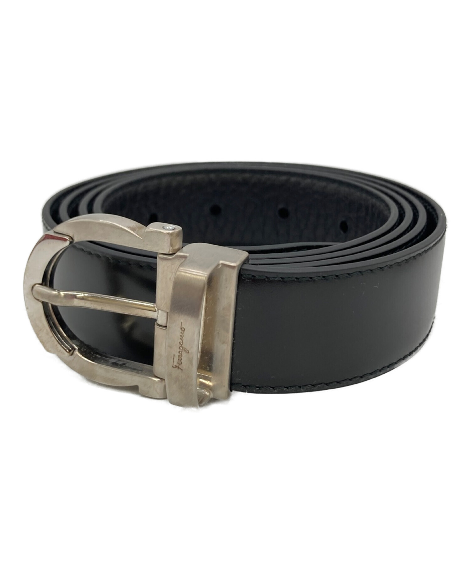フェルガモ　メンズ　ベルト　ブラック　新品未使用品 中古・古着通販】Salvatore Ferragamo (サルヴァトーレ フェラガモ
