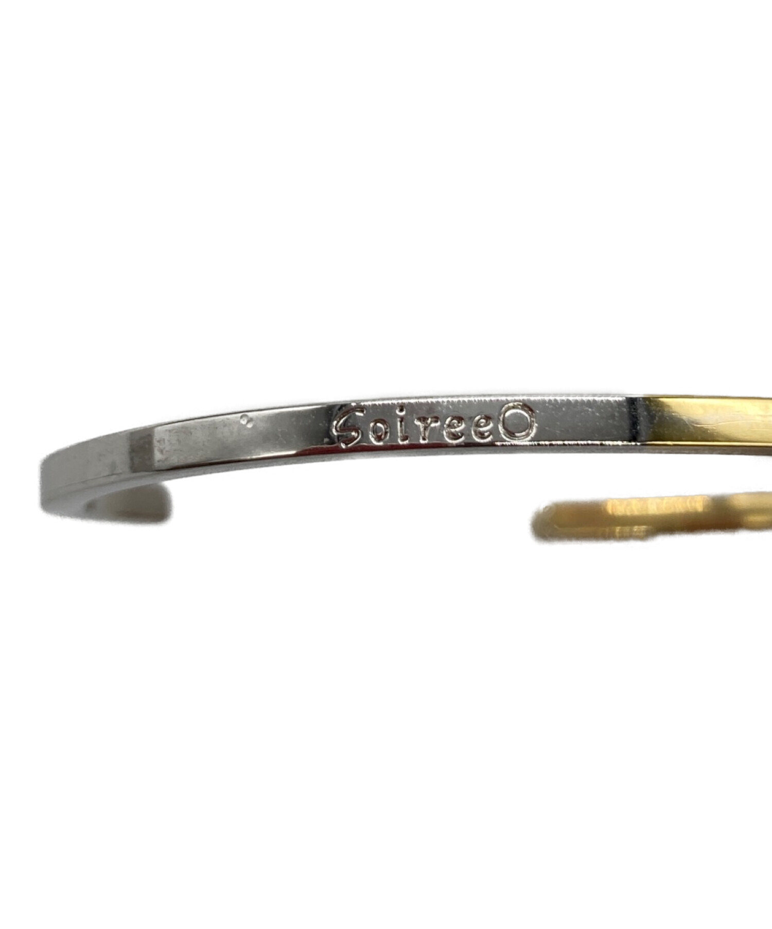 SoireeO K10ダイヤ付きクロスバングル SoireeO K10ダイヤ付きクロスバングル SoireeO K10ダイヤ付きクロス