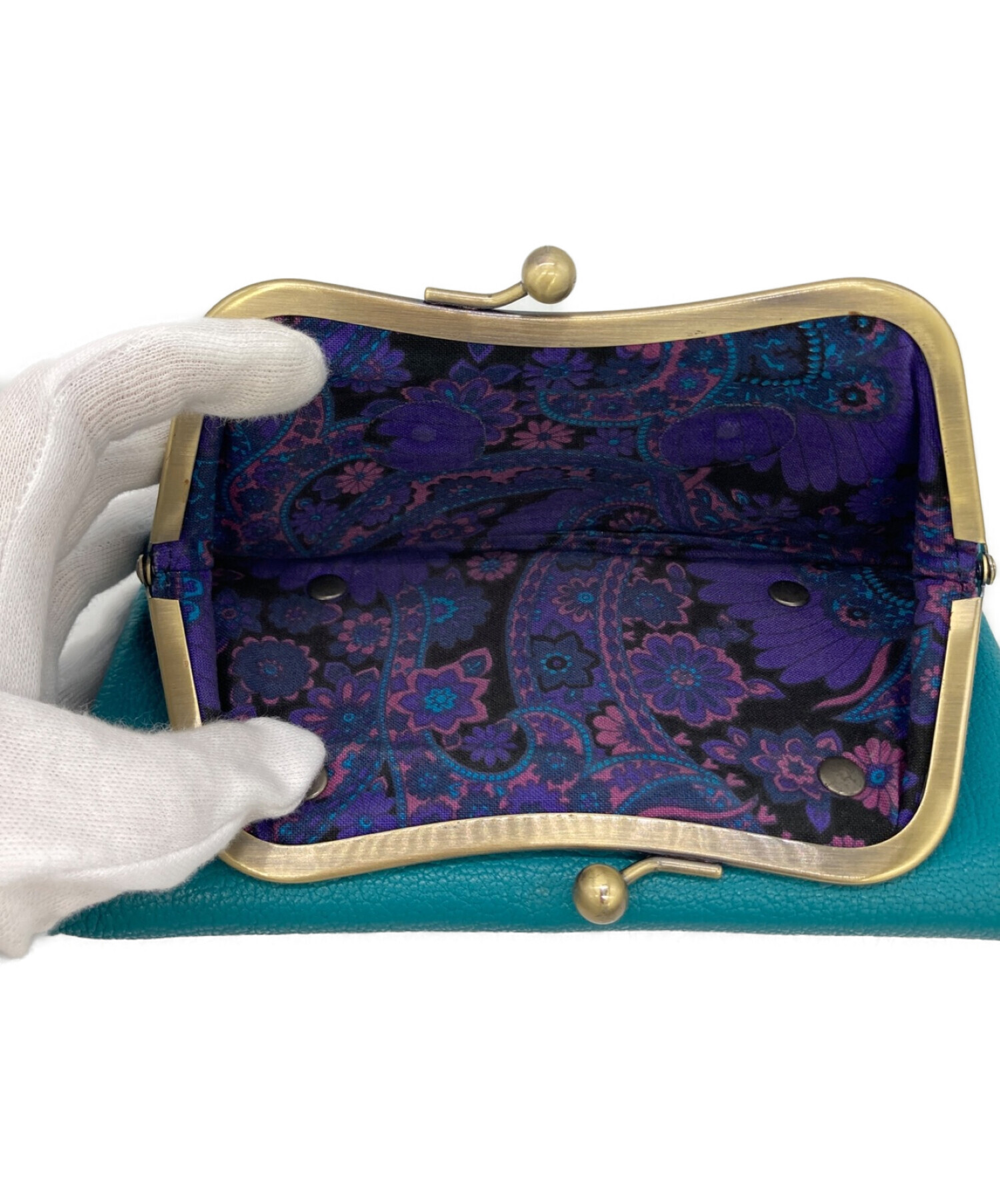中古・古着通販】ANNA SUI (アナスイ) 長財布 グリーン｜ブランド 