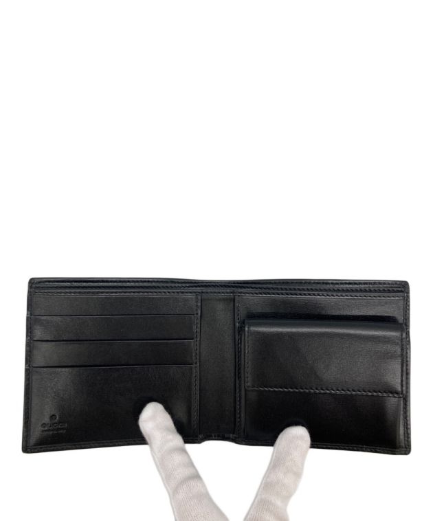 GUCCI グッチ　２つ折り財布　未使用 中古・古着通販】GUCCI (グッチ) 2つ折り財布 ブラック｜ブランド