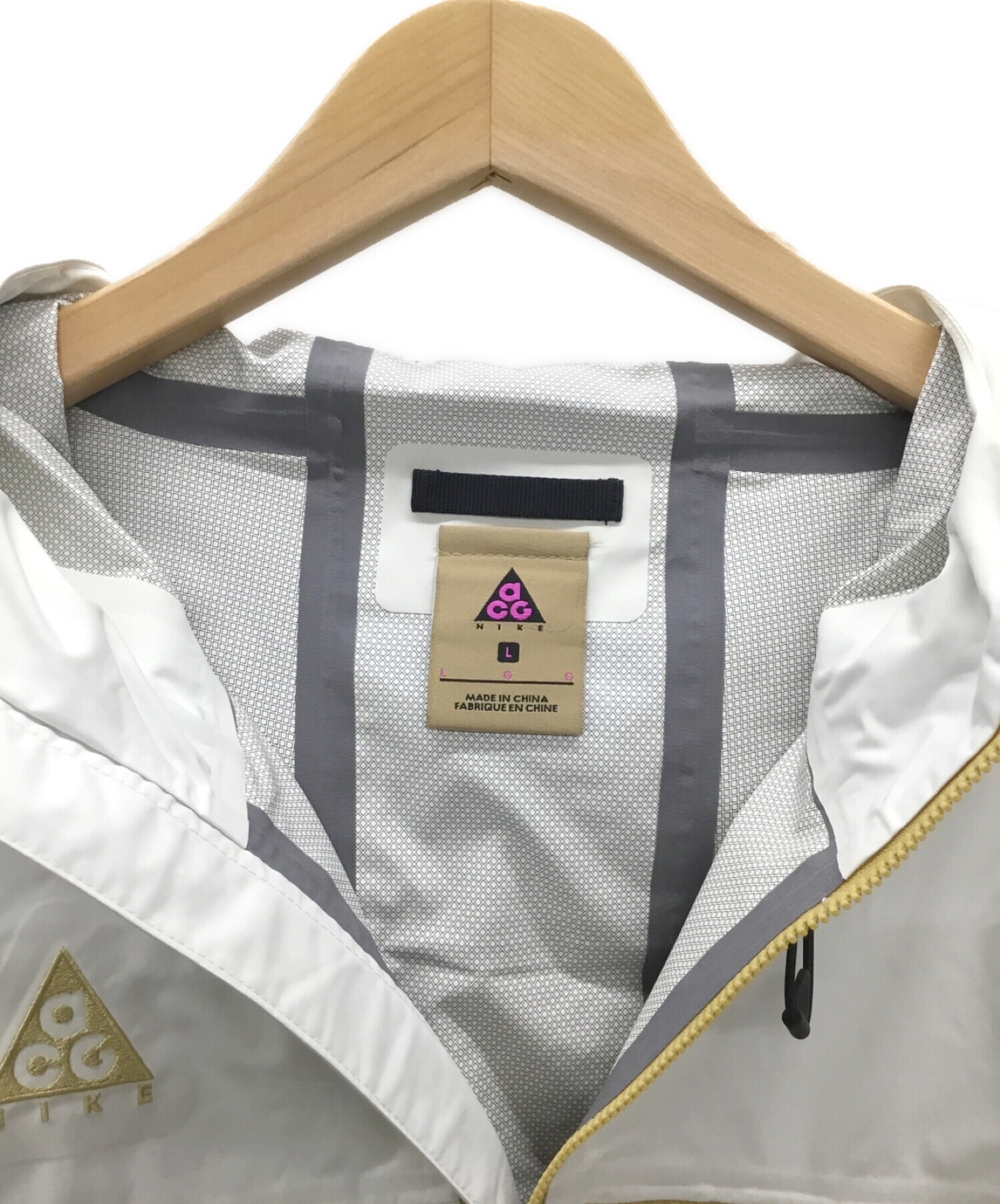 中古・古着通販】NIKE (ナイキ) NIKE ACG 2.5L PCK JACKET ホワイト 