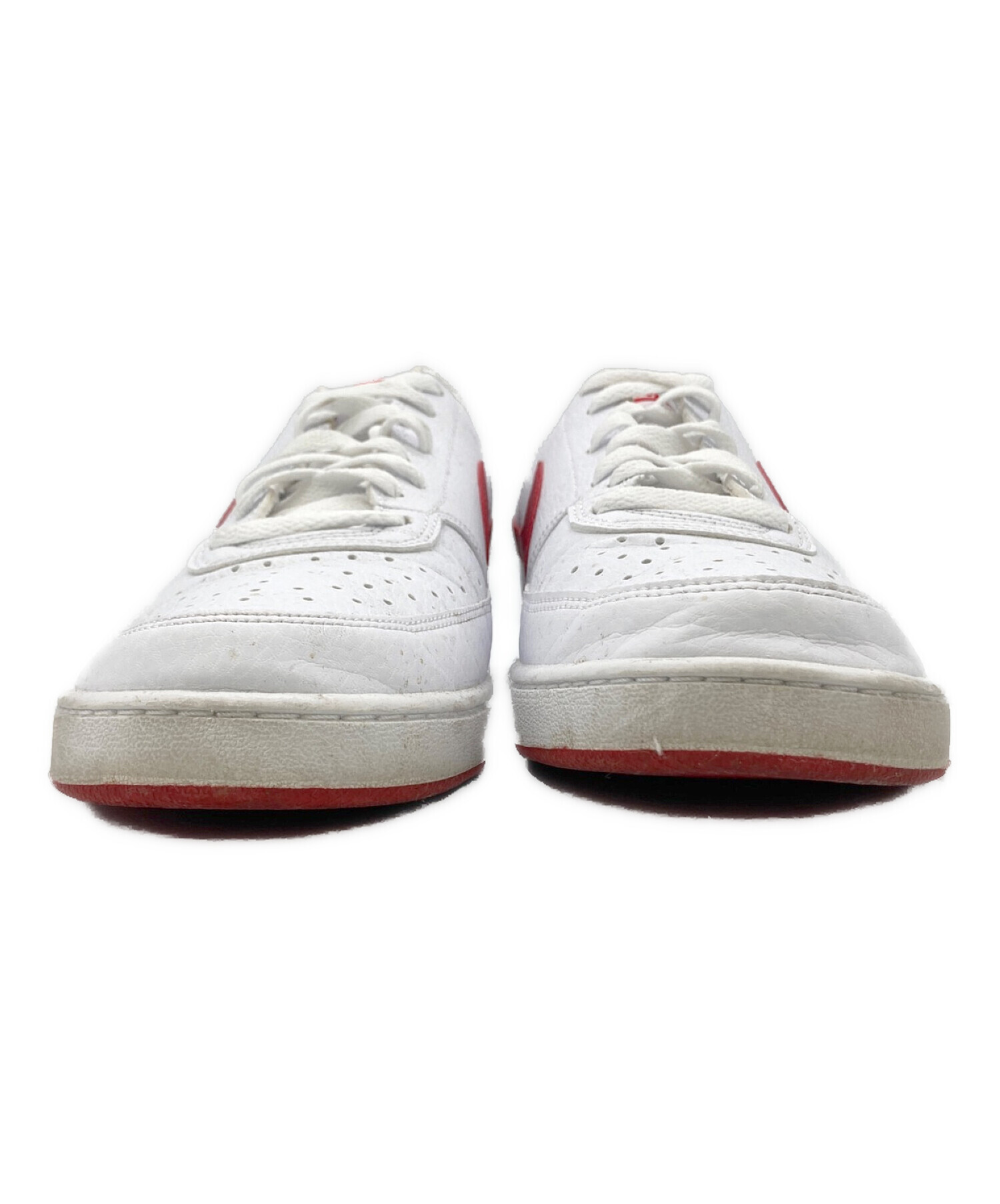 中古・古着通販】NIKE (ナイキ) COURT VISION LO SL ホワイト×レッド