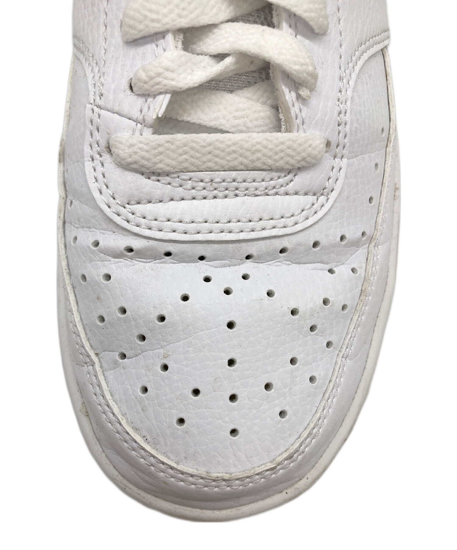 中古・古着通販】NIKE (ナイキ) COURT VISION LO SL ホワイト×レッド