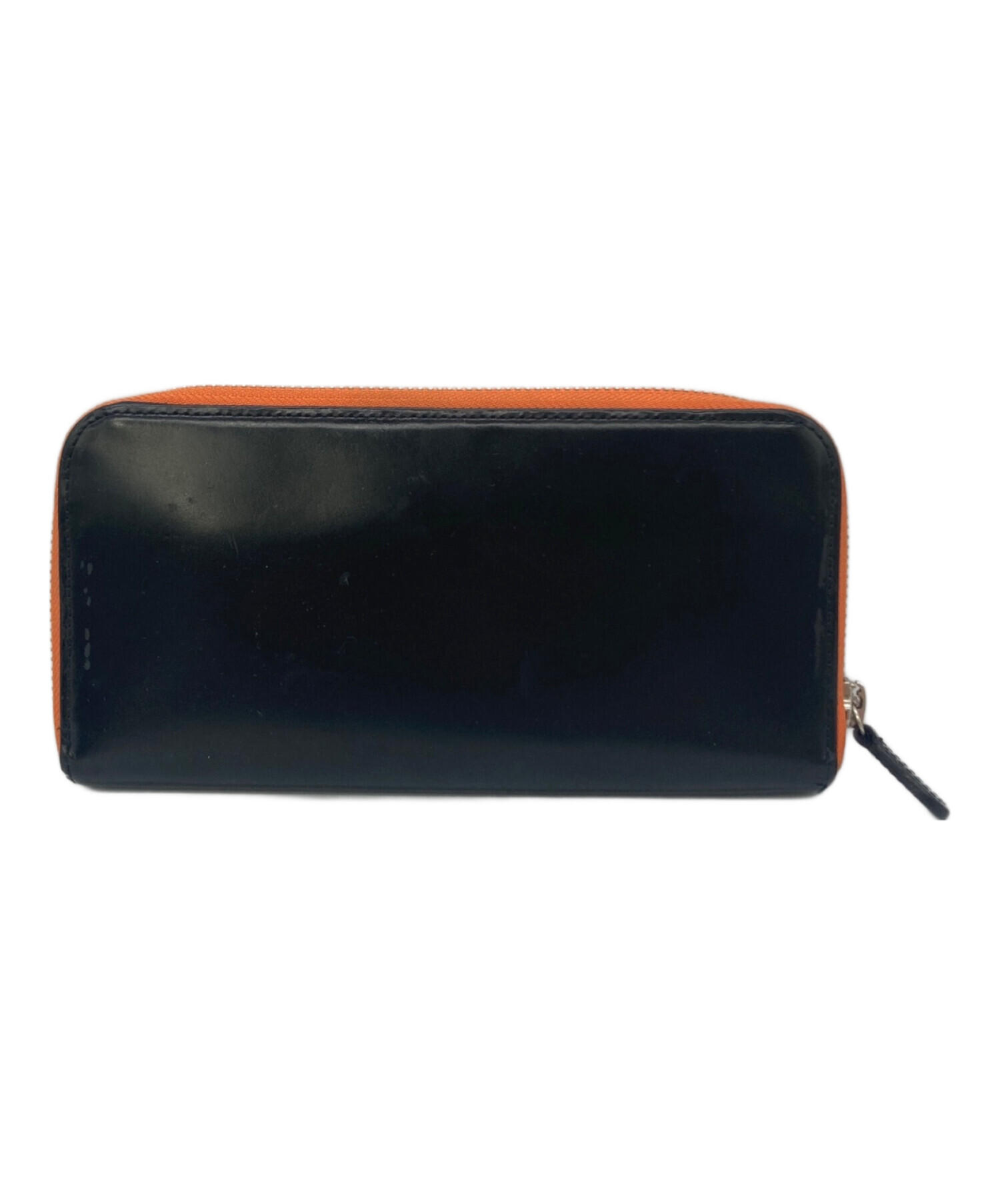 中古・古着通販】PORTER (ポーター) 長財布 ブラック×オレンジ