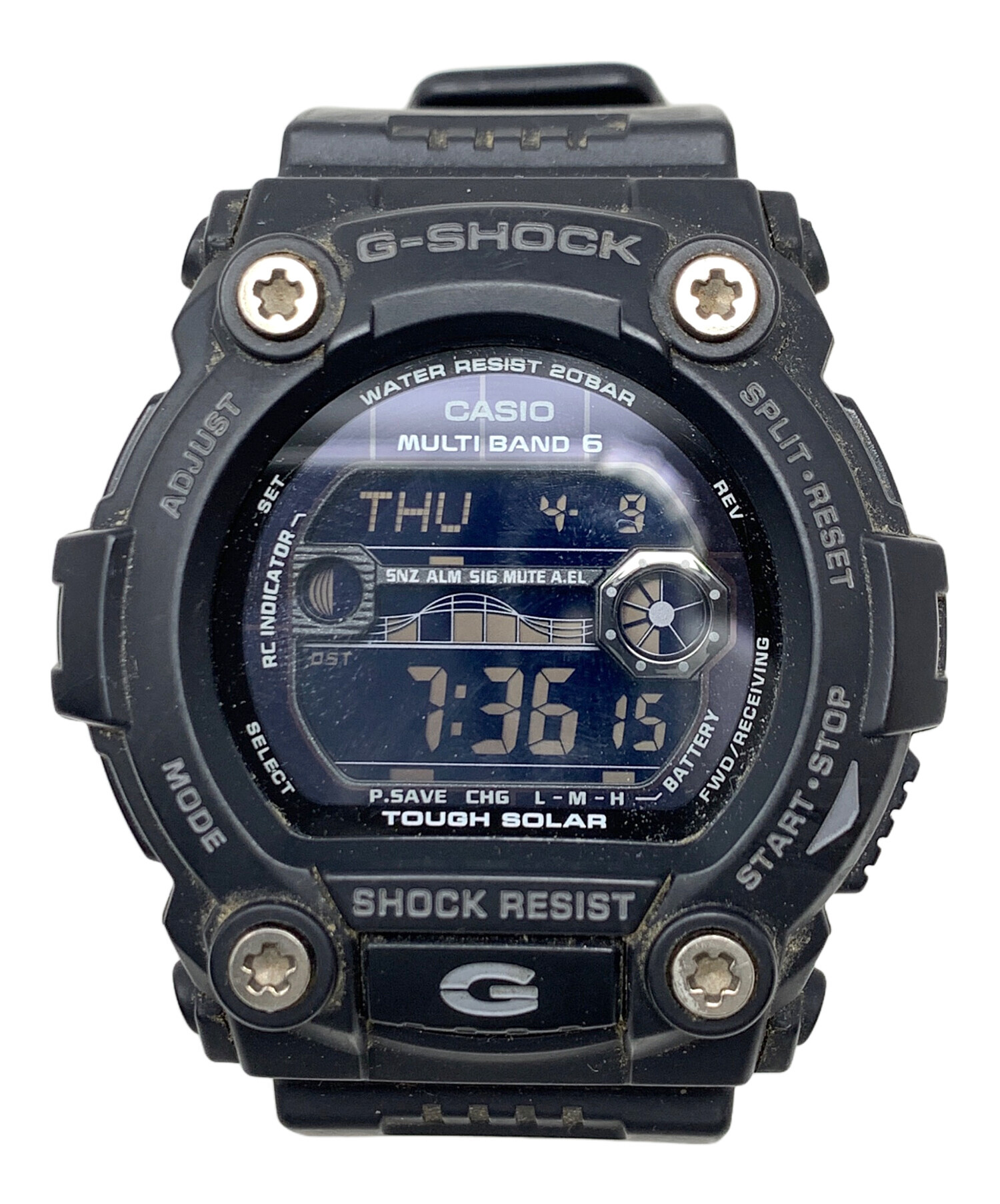 中古・古着通販】CASIO (カシオ) 腕時計 G-SHOCK（ジーショック） 電波