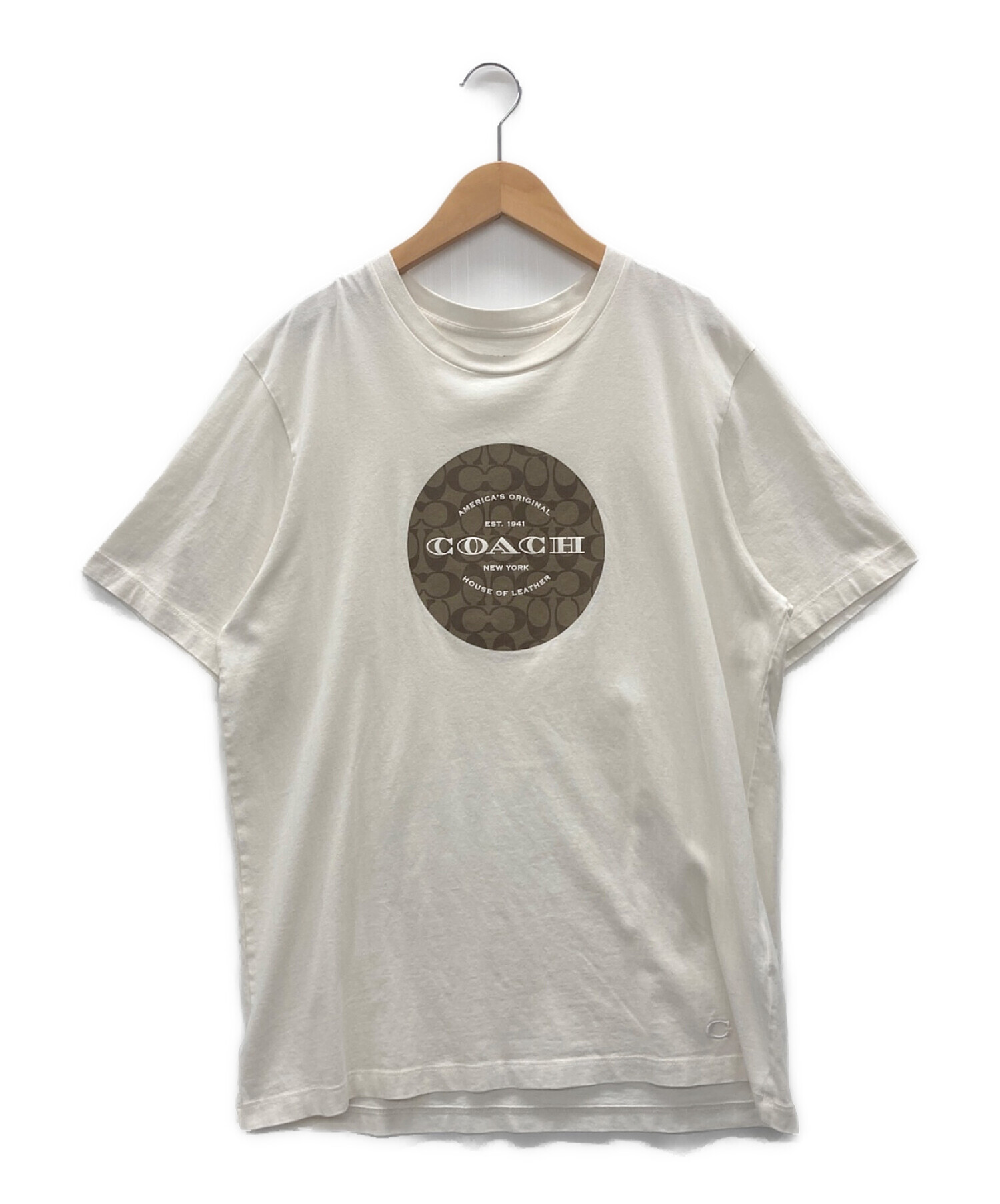 中古・古着通販】COACH (コーチ) シグネチャーTシャツ ホワイト