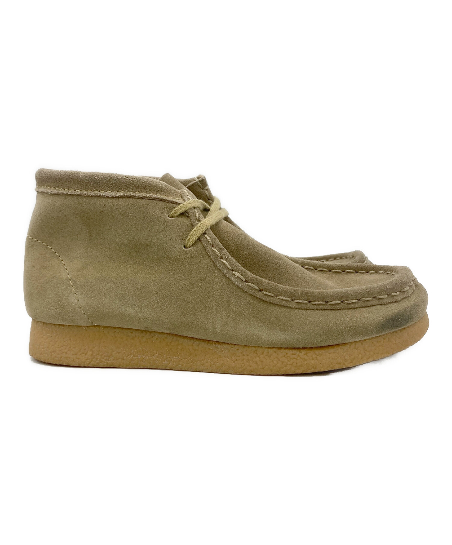 中古・古着通販】CLARKS (クラークス) ワラビーブーツ ベージュ サイズ