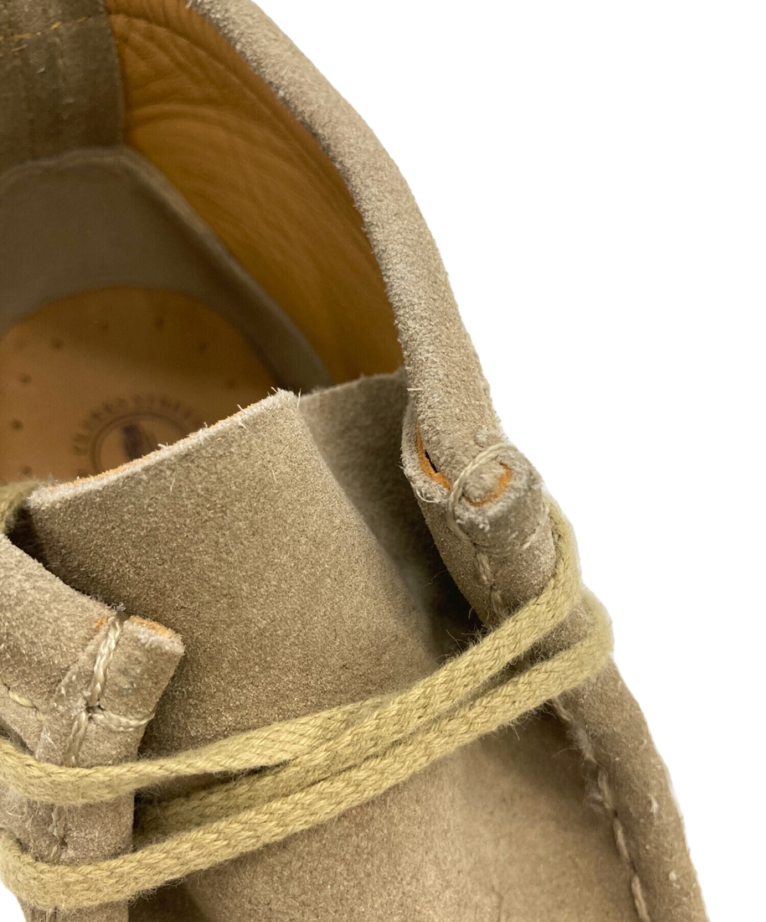 中古・古着通販】CLARKS (クラークス) ワラビーブーツ ベージュ サイズ