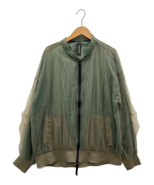 AULA AILA 芸能人愛用 ￥17600 新品未着用 シアーブルゾン SHEER BLOUSON — aulaaila