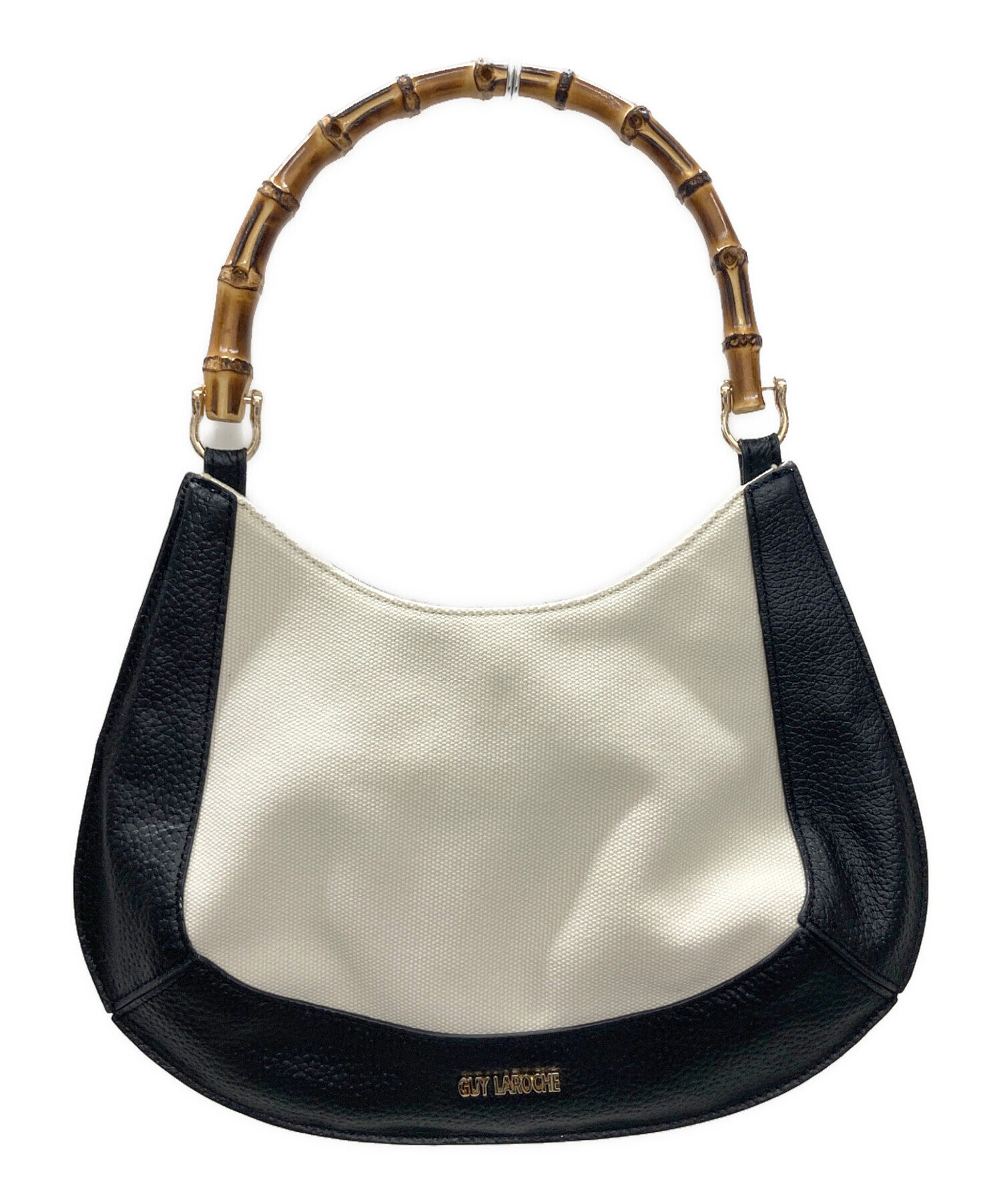 中古・古着通販】Guy Laroche (ギラロッシュ) バンブーハンドバッグ