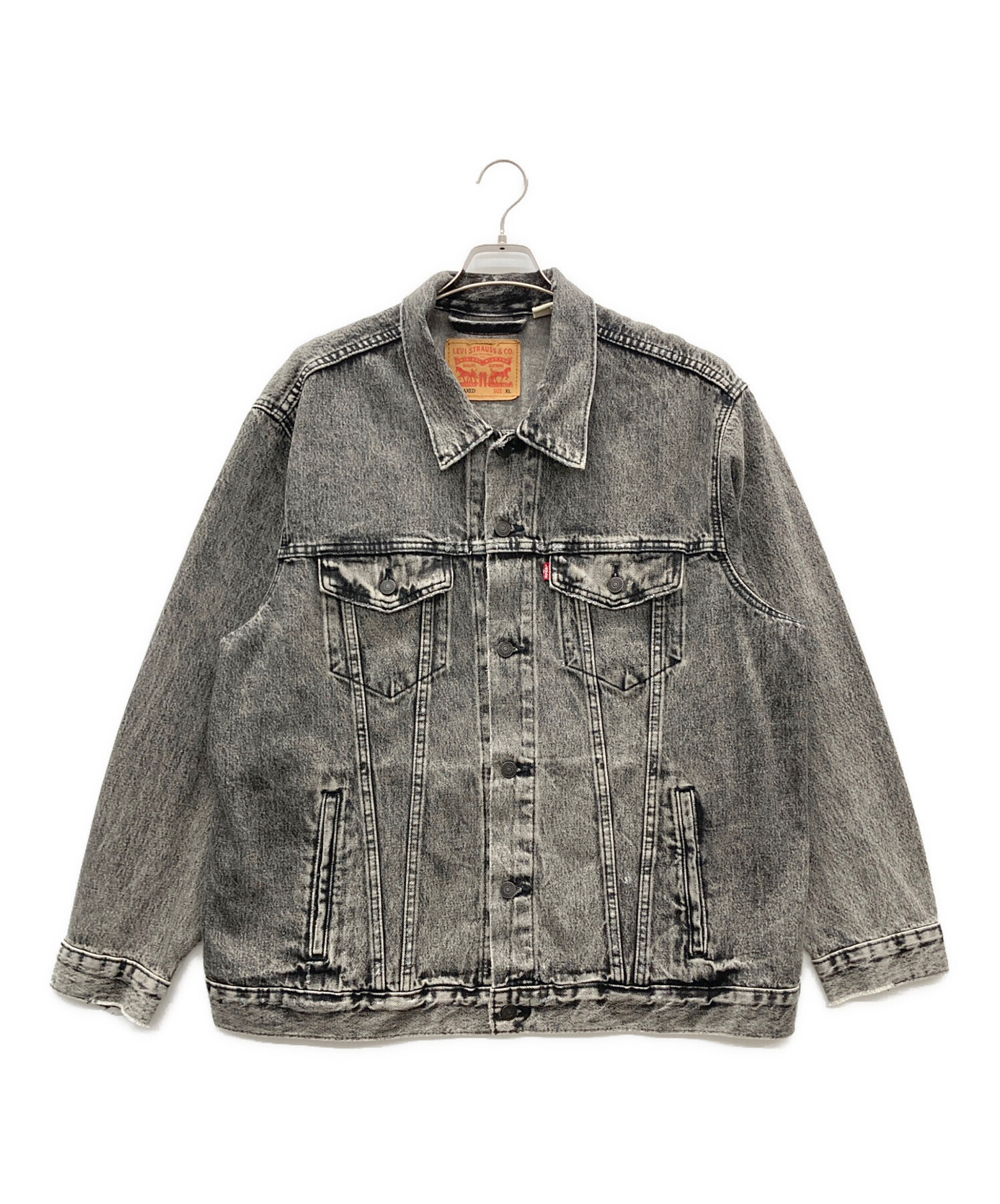 Levi's グレー デニムジャケット M 中古・古着通販】LEVI'S (リーバイス) デニムジャケット グレー サイズ