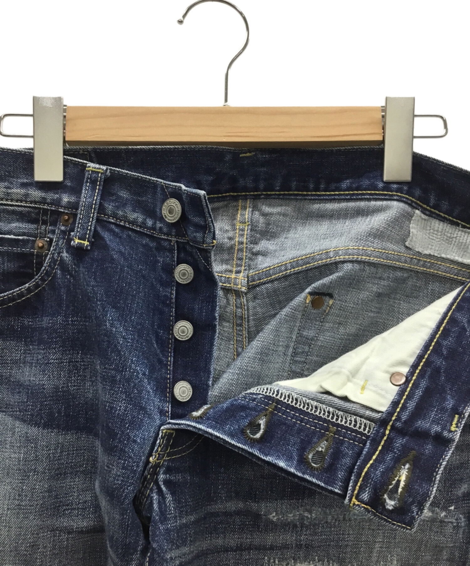 中古・古着通販】FREECITY (フリーシティー) デニムパンツ ブルー 
