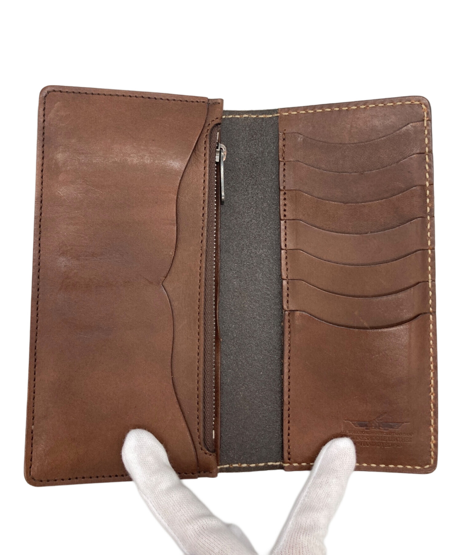 中古・古着通販】FUNNY (ファニー) 長財布 ブラウン｜ブランド・古着