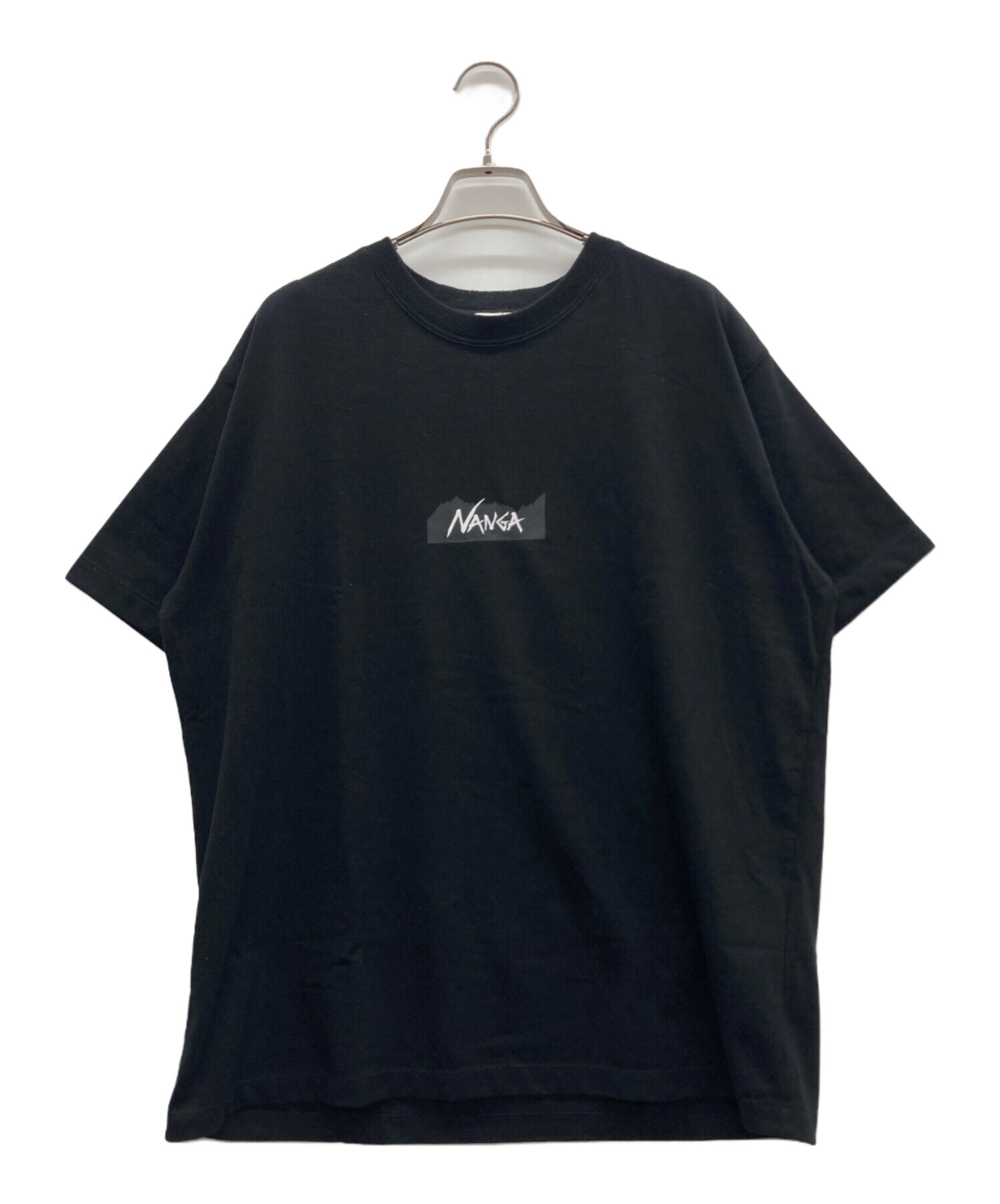 中古・古着通販】NANGA (ナンガ) プリントTシャツ ブラック サイズ:L 