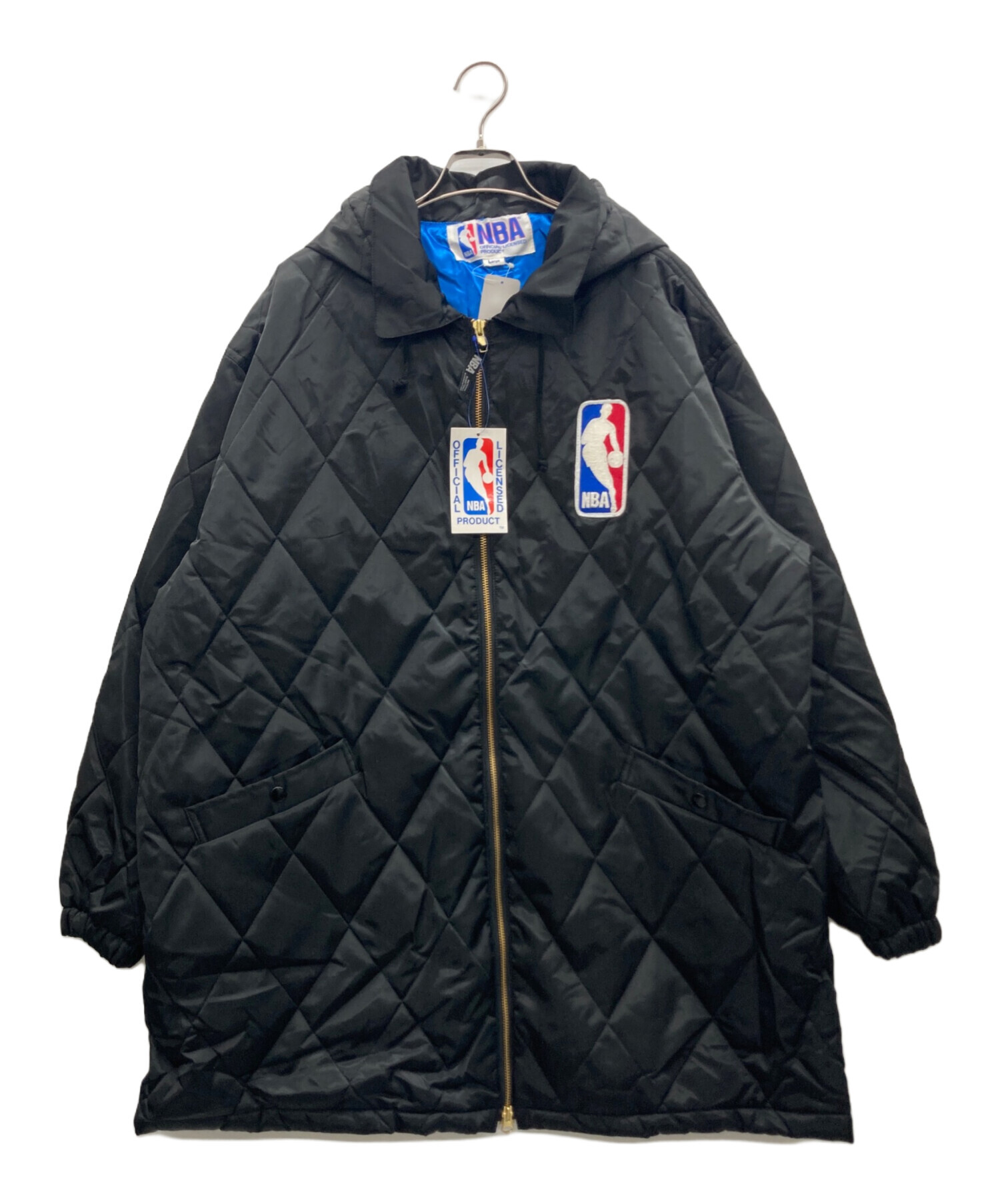 中古・古着通販】NBA (エヌビーエー) キルティングジャケット ブラック 