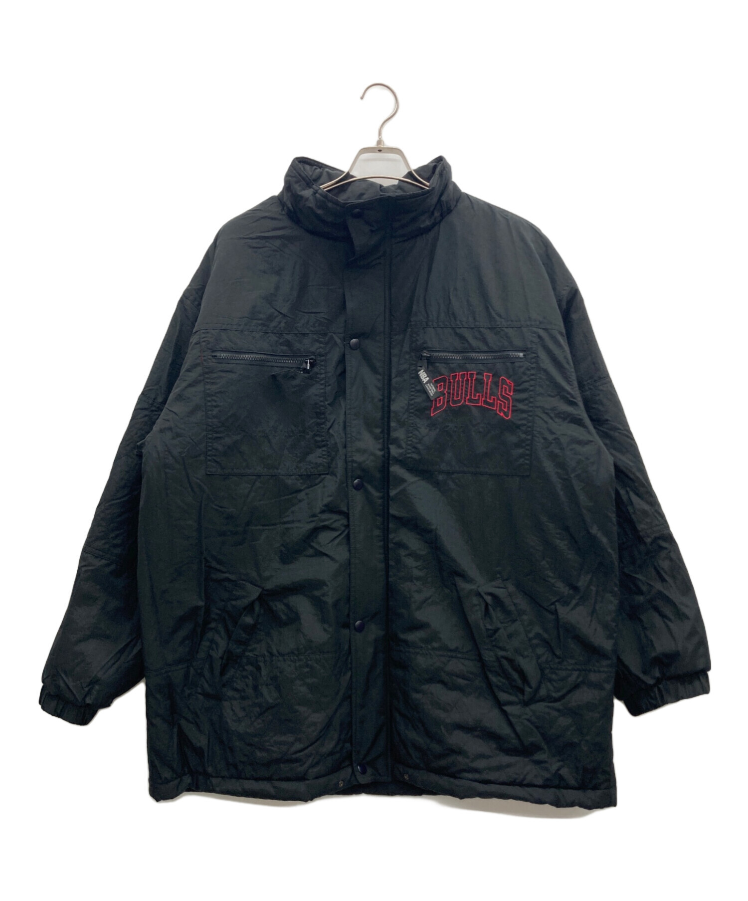 中古・古着通販】NBA (エヌビーエー) スタジャン ブラック サイズ:L 