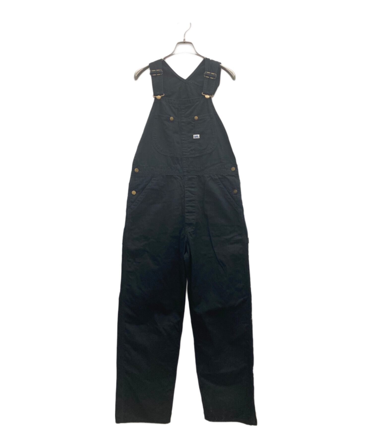 中古・古着通販】LEE (リー) オーバーオール ブラック サイズ:M 