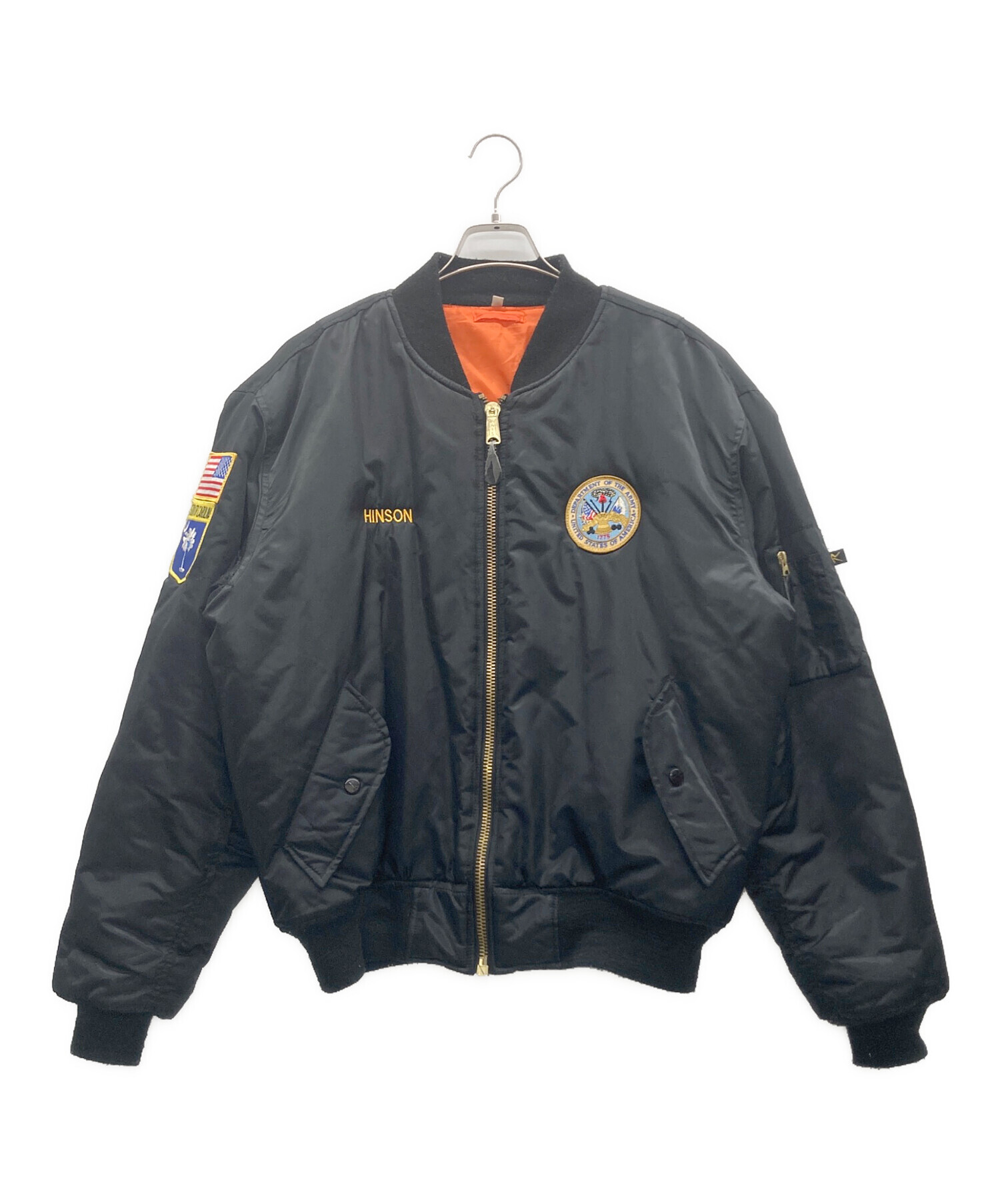 中古・古着通販】ROTHCO (ロスコ) MA-1ジャケット ブラック×オレンジ