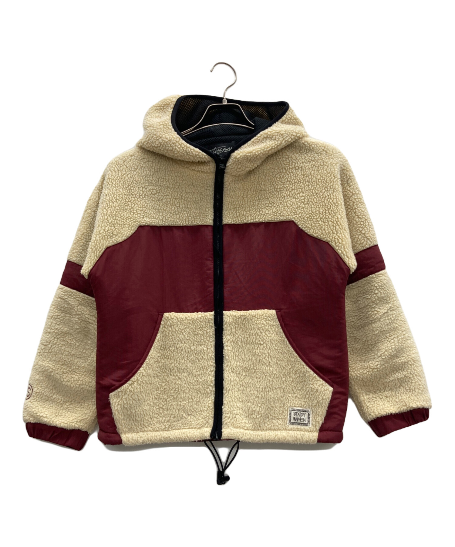 中古・古着通販】stussy women (ステューシーウィメン) ボアブルゾン 