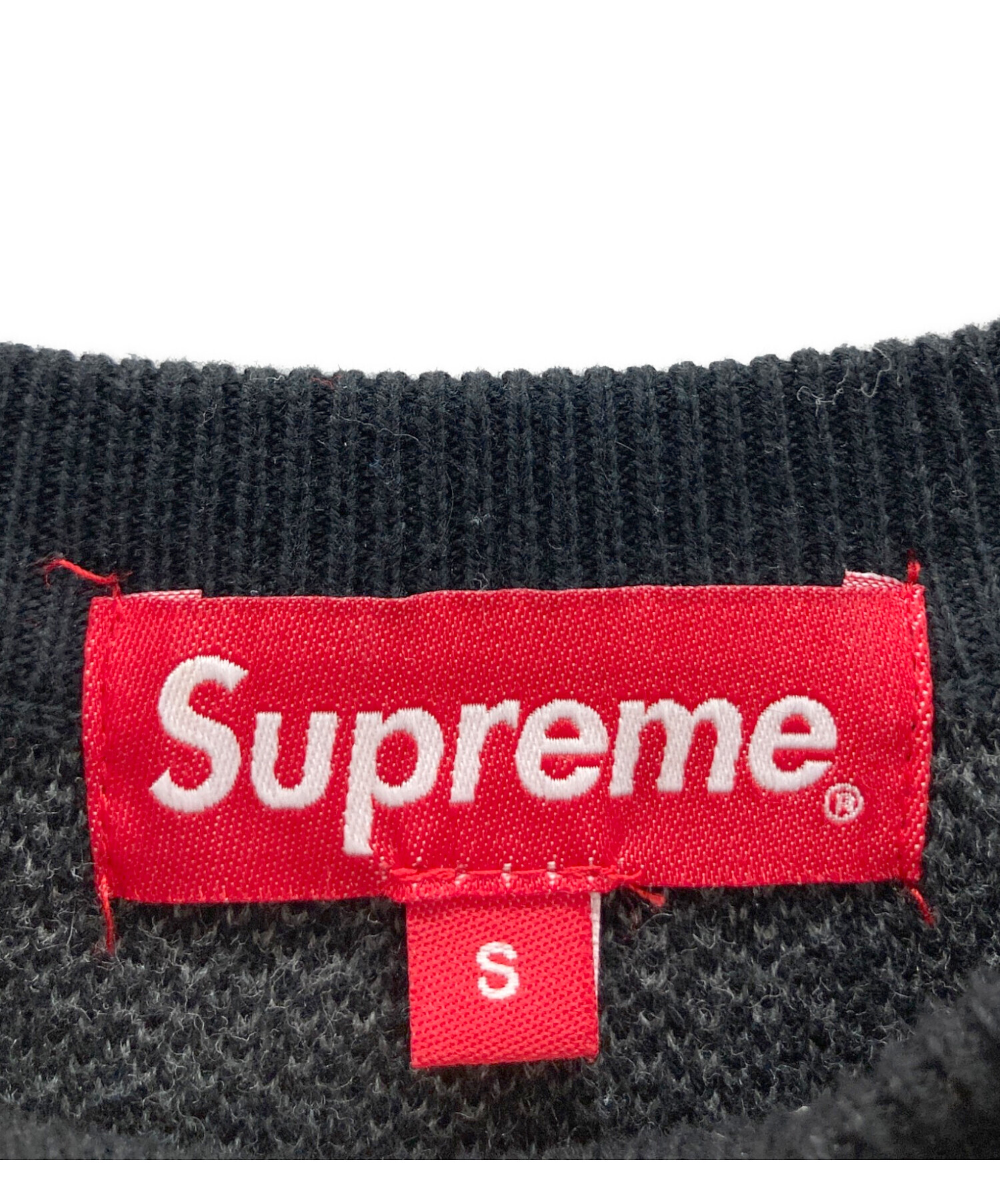 中古・古着通販】SUPREME (シュプリーム) セーター ブラック サイズ:S 