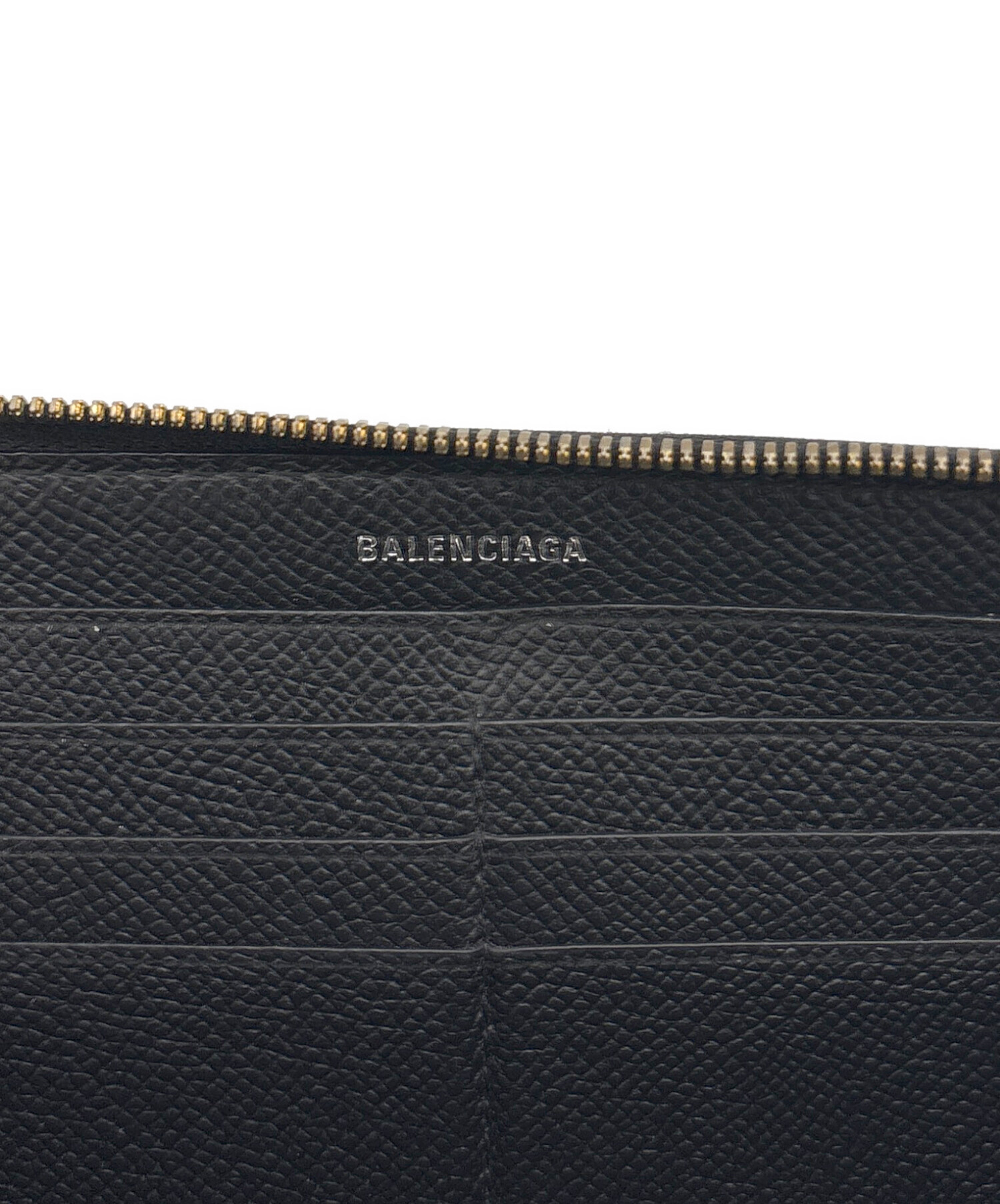中古・古着通販】BALENCIAGA (バレンシアガ) 長財布 ブラック