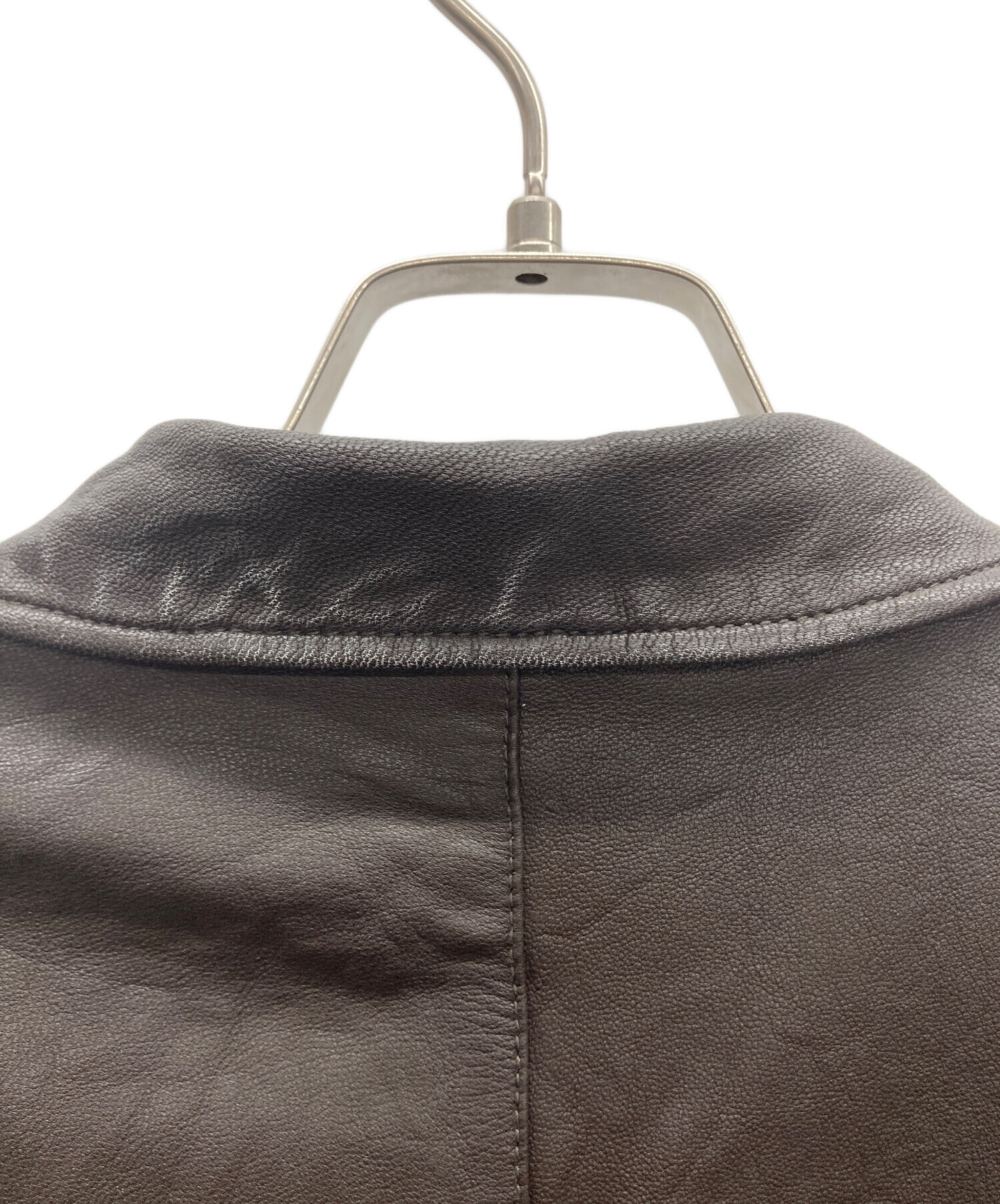 中古・古着通販】PAUL SMITH (ポールスミス) レザージャケット ダーク 