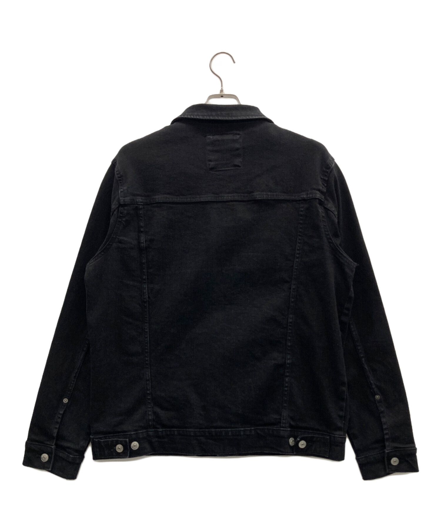 中古・古着通販】ZARA (ザラ) デニムジャケット ブラック サイズ:XL 