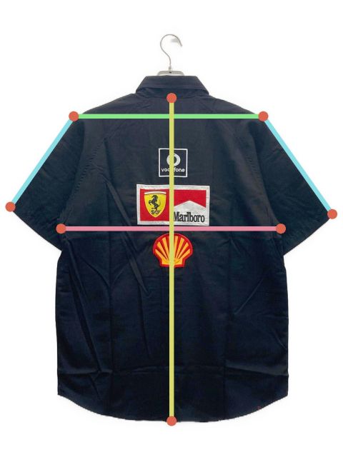 フェラーリ 半袖 Ferrari ＞ F1 ピットシャツ シェル 0 レアF1ピット