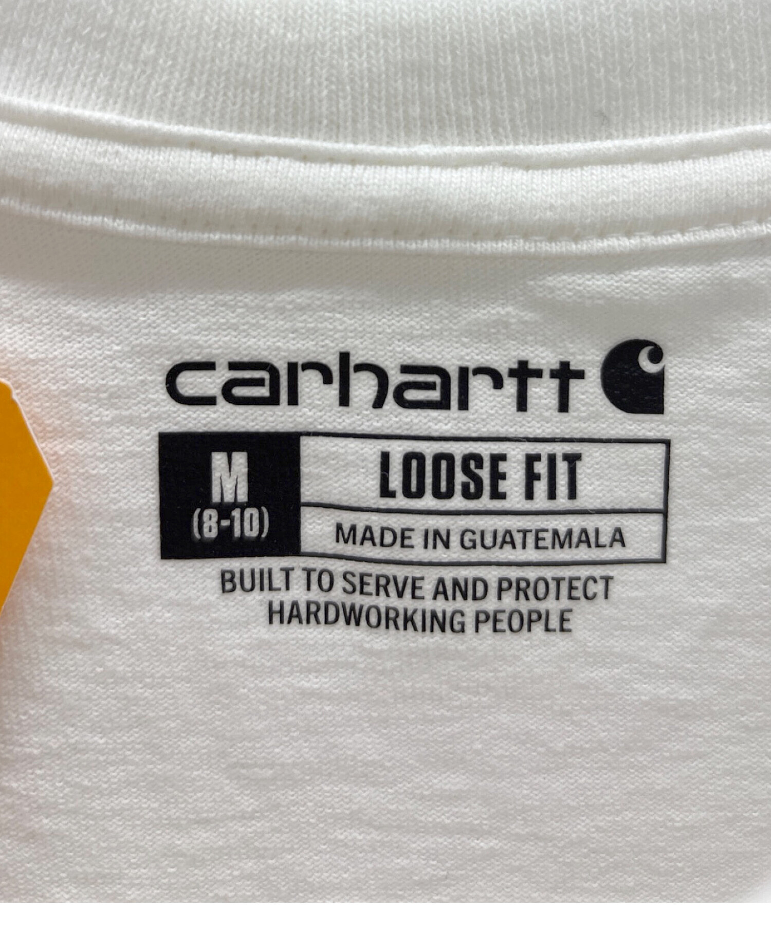 中古・古着通販】CarHartt (カーハート) ポケットTシャツ ホワイト 