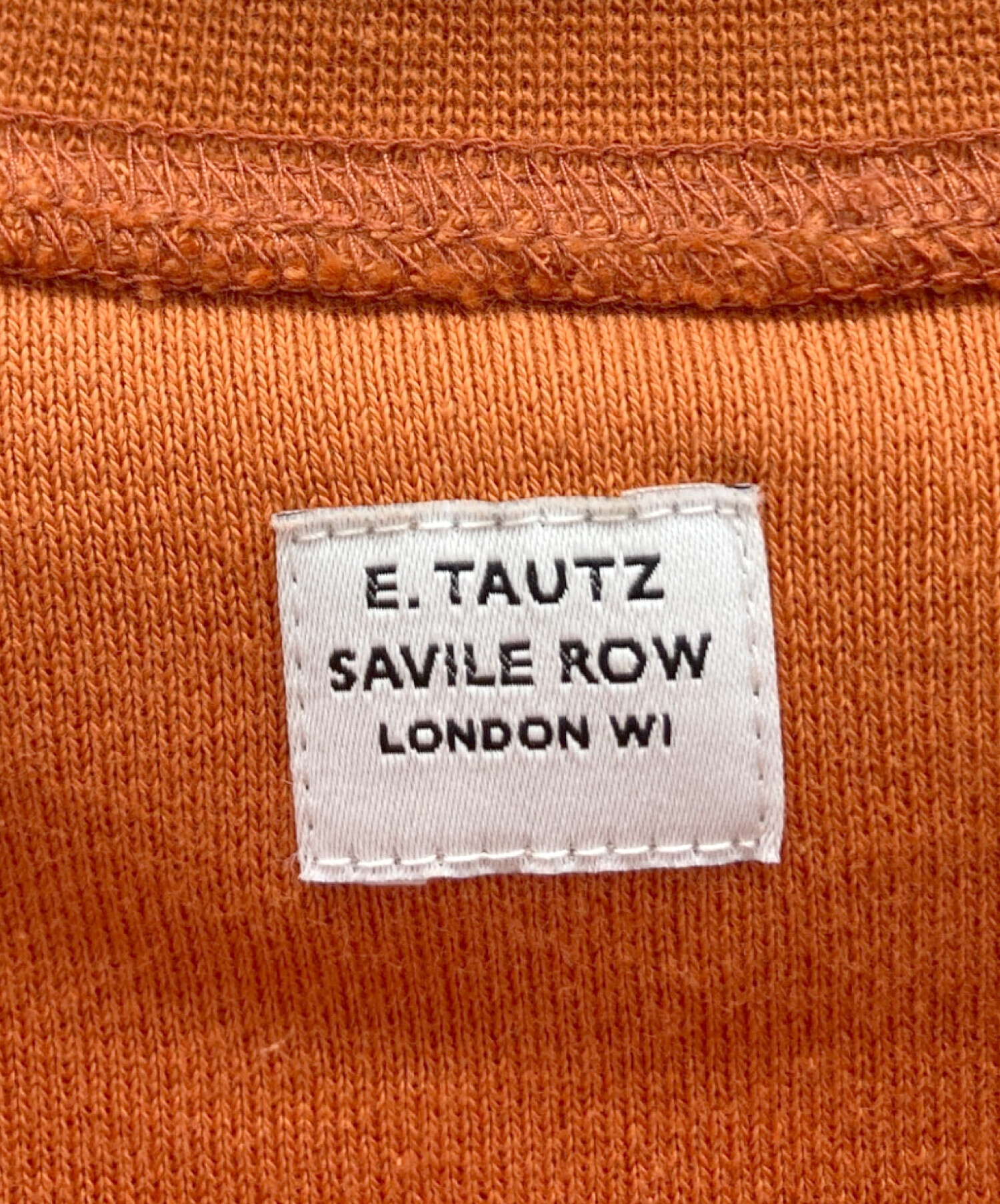 中古・古着通販】E.TAUTZ (イートーツ) スウェット オレンジ サイズ:XS 
