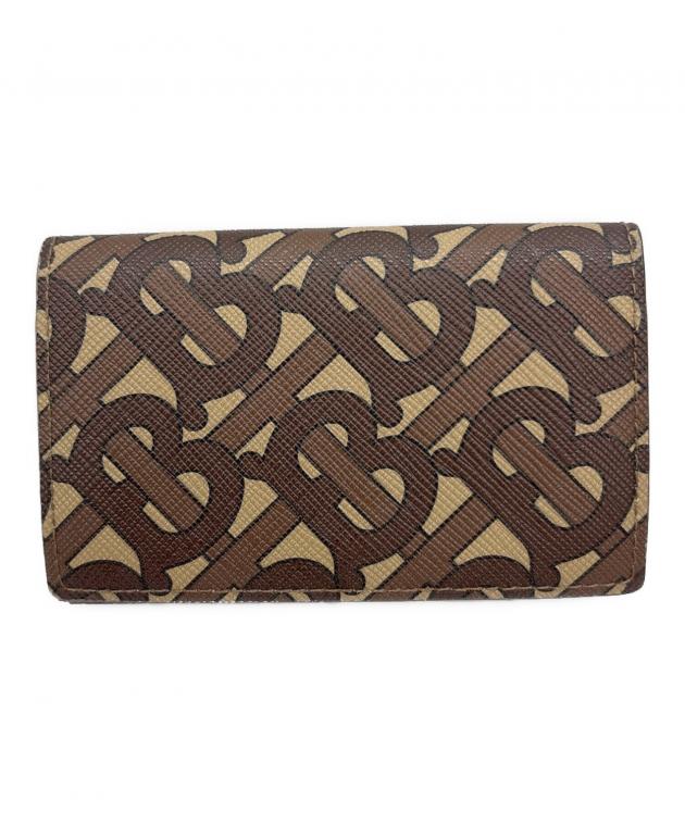 中古・古着通販】BURBERRY (バーバリー) 3つ折り財布 ブラウン
