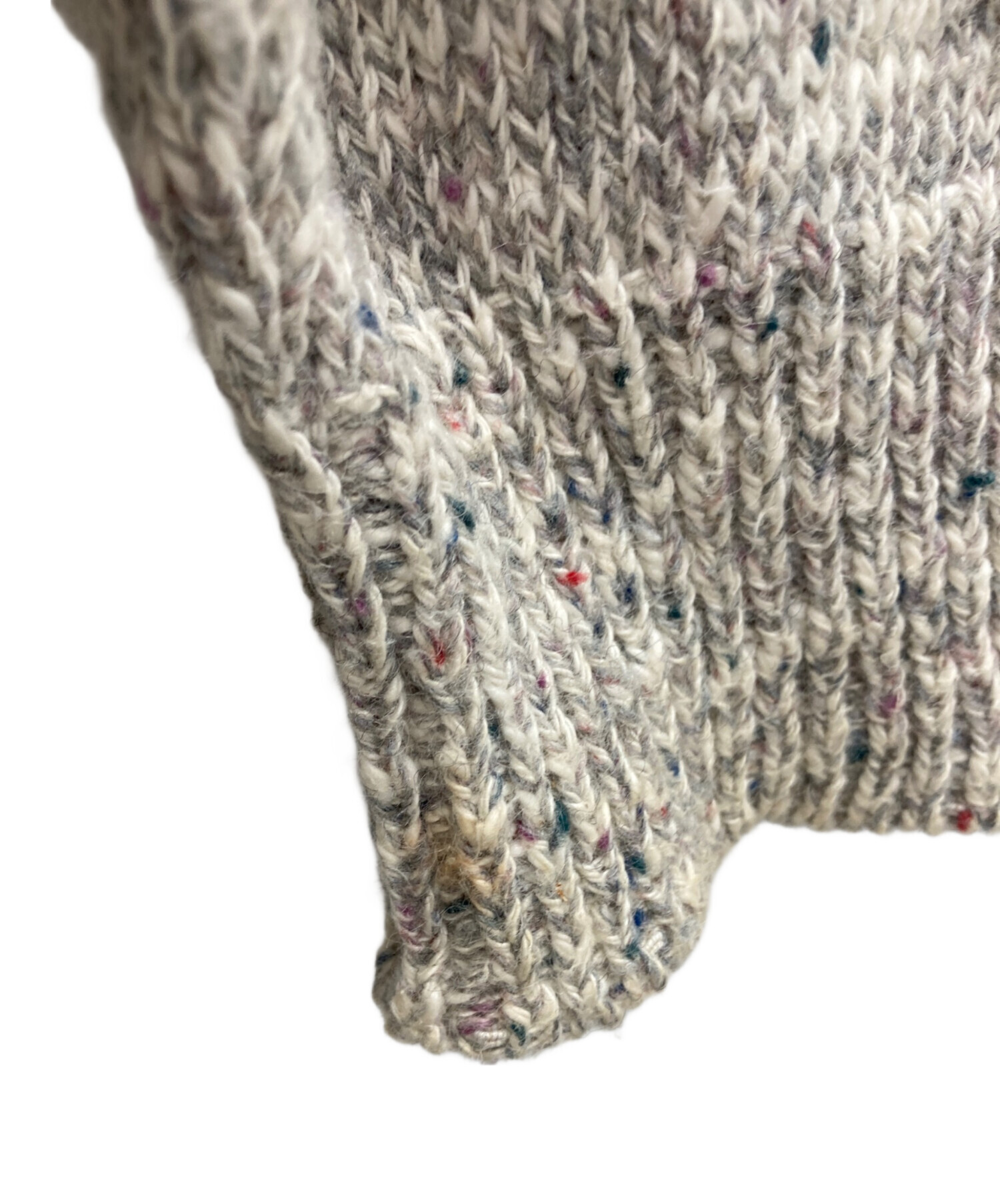 カナ　Cニット グレー セール】 ディヘアアンゴラ混 ニットプルオーバー （ニット