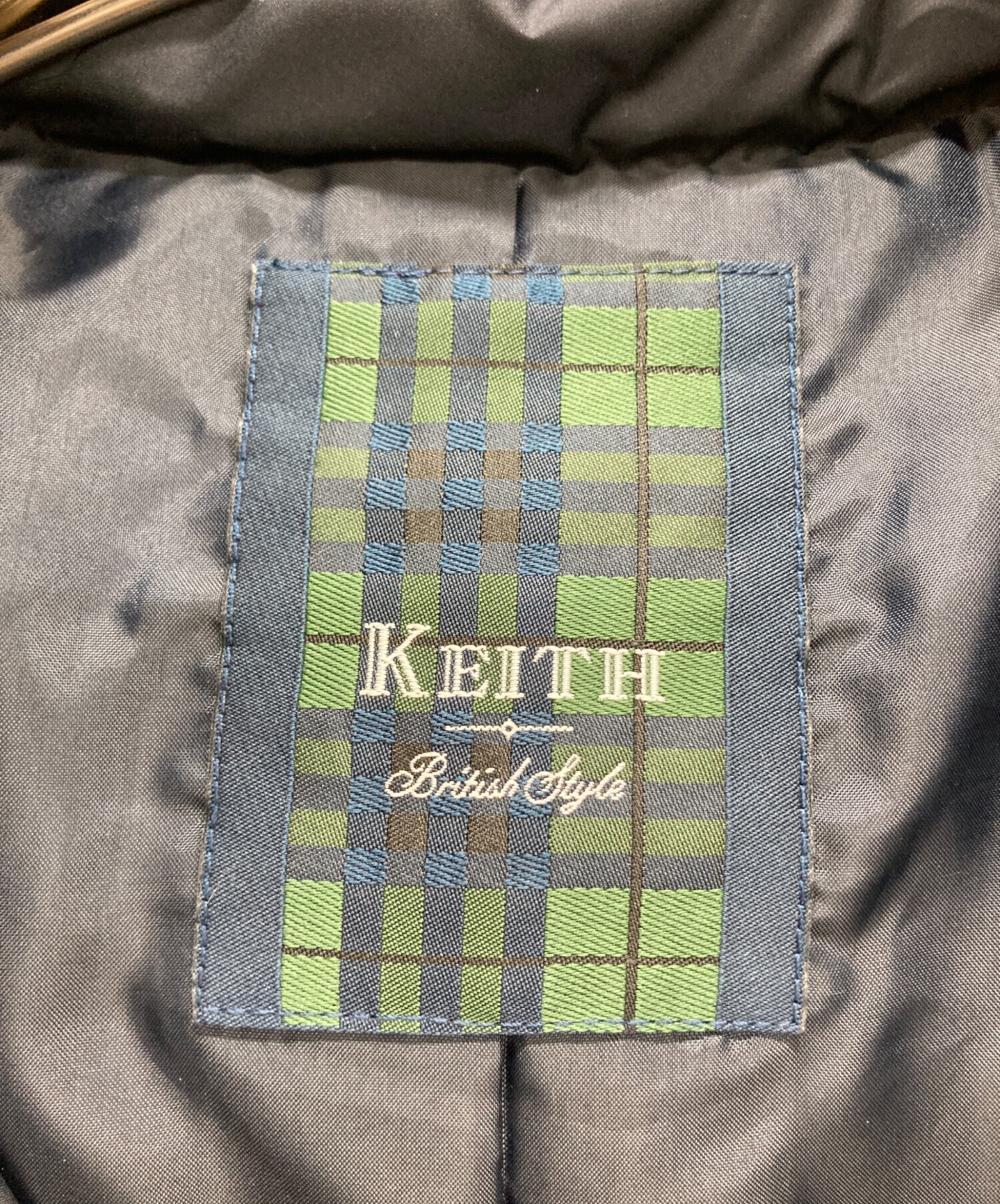 中古・古着通販】keith (キース) ダウンコート ネイビー サイズ:42 