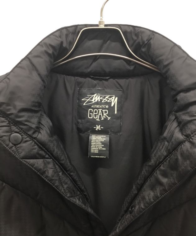 中古・古着通販】stussy (ステューシー) ダウンジャケット ブラック 